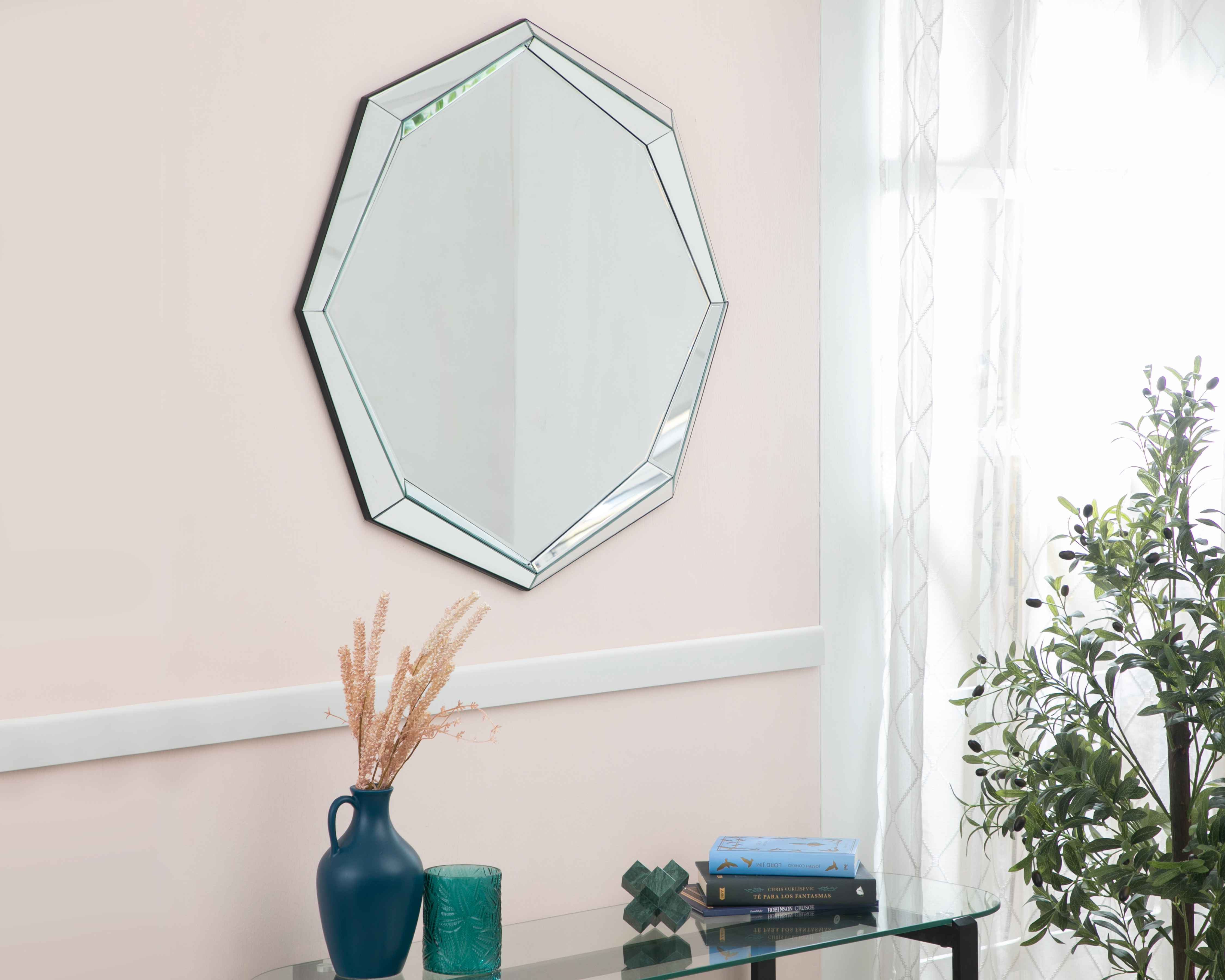 Espejo Octagonal Octus 80 x 80 cm