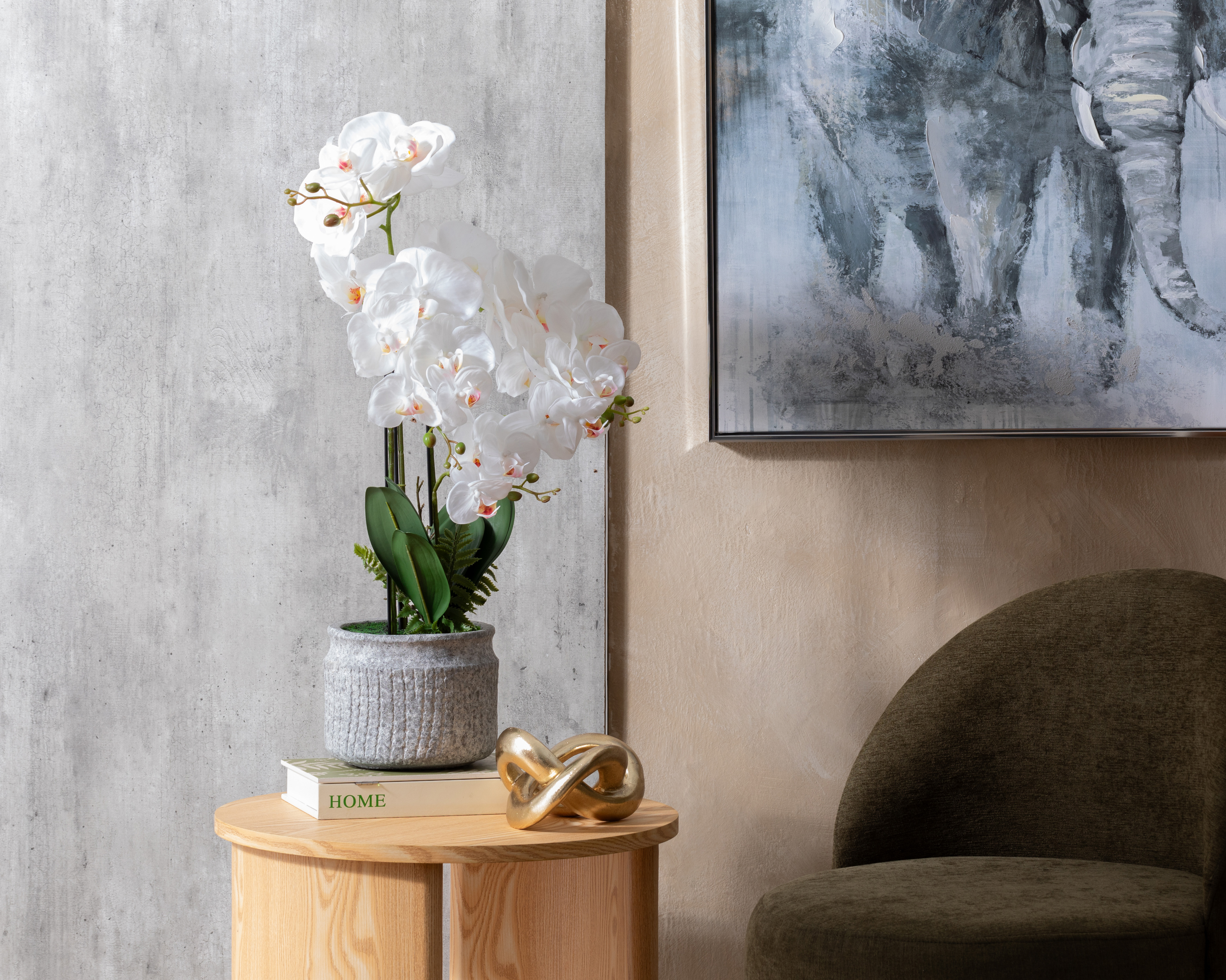 Orquídea Artificial con Maceta Starhaus 70 cm