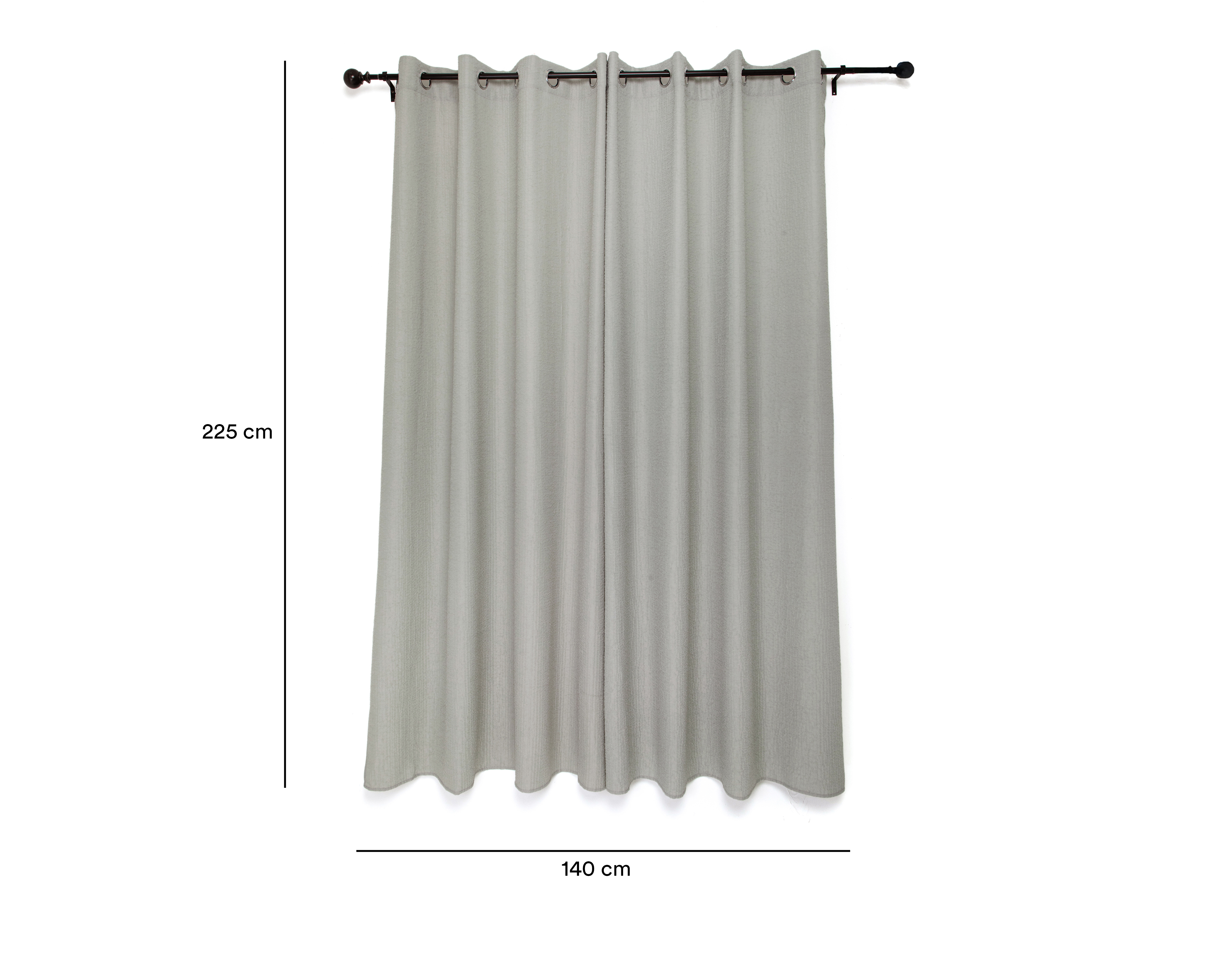 Foto 5 | Foto 5 | Cortina Renee 140 x 225 cm Verde