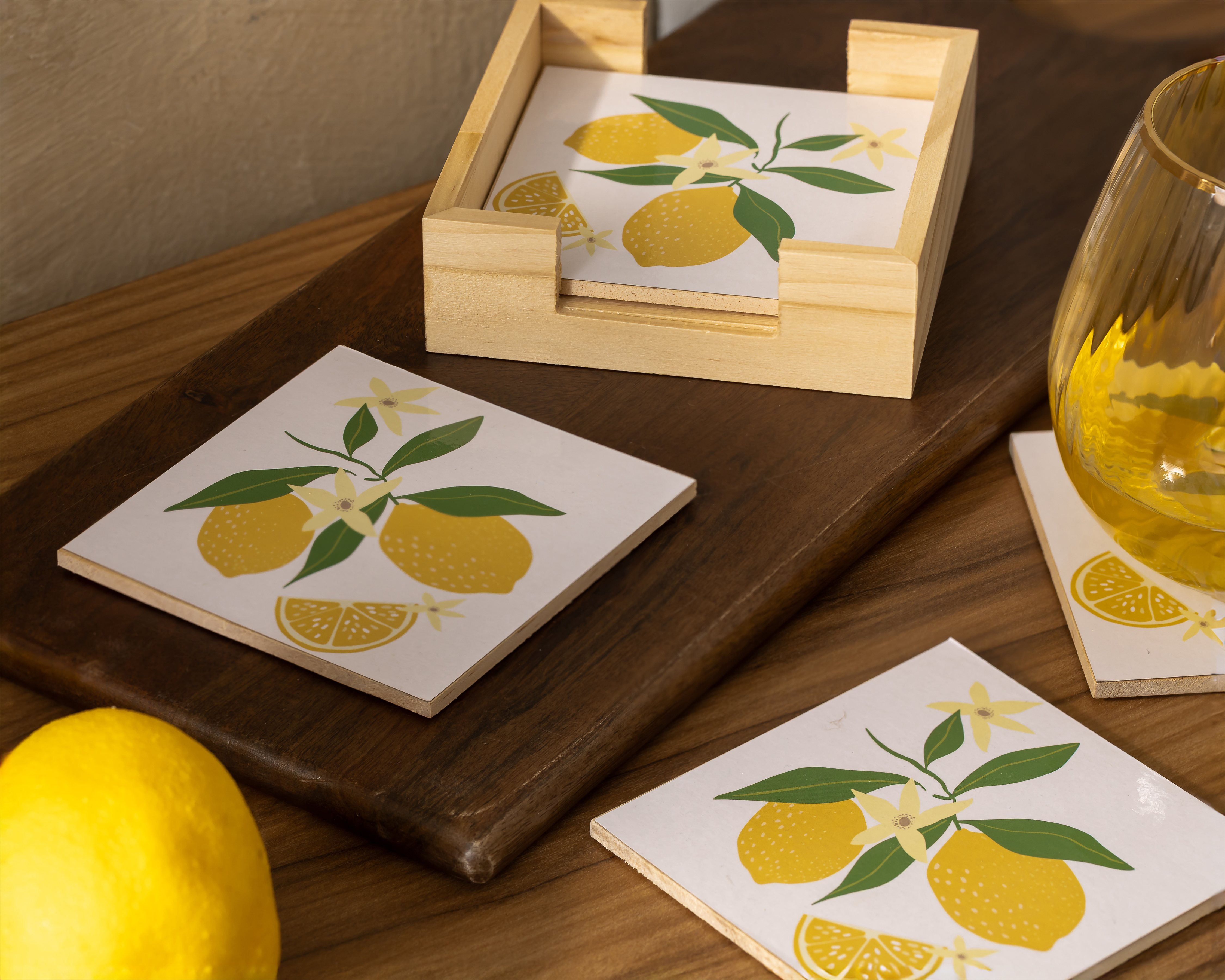 Foto 5 pulgar | Foto 4 | Portavasos con Base de Madera Starhaus Nulto