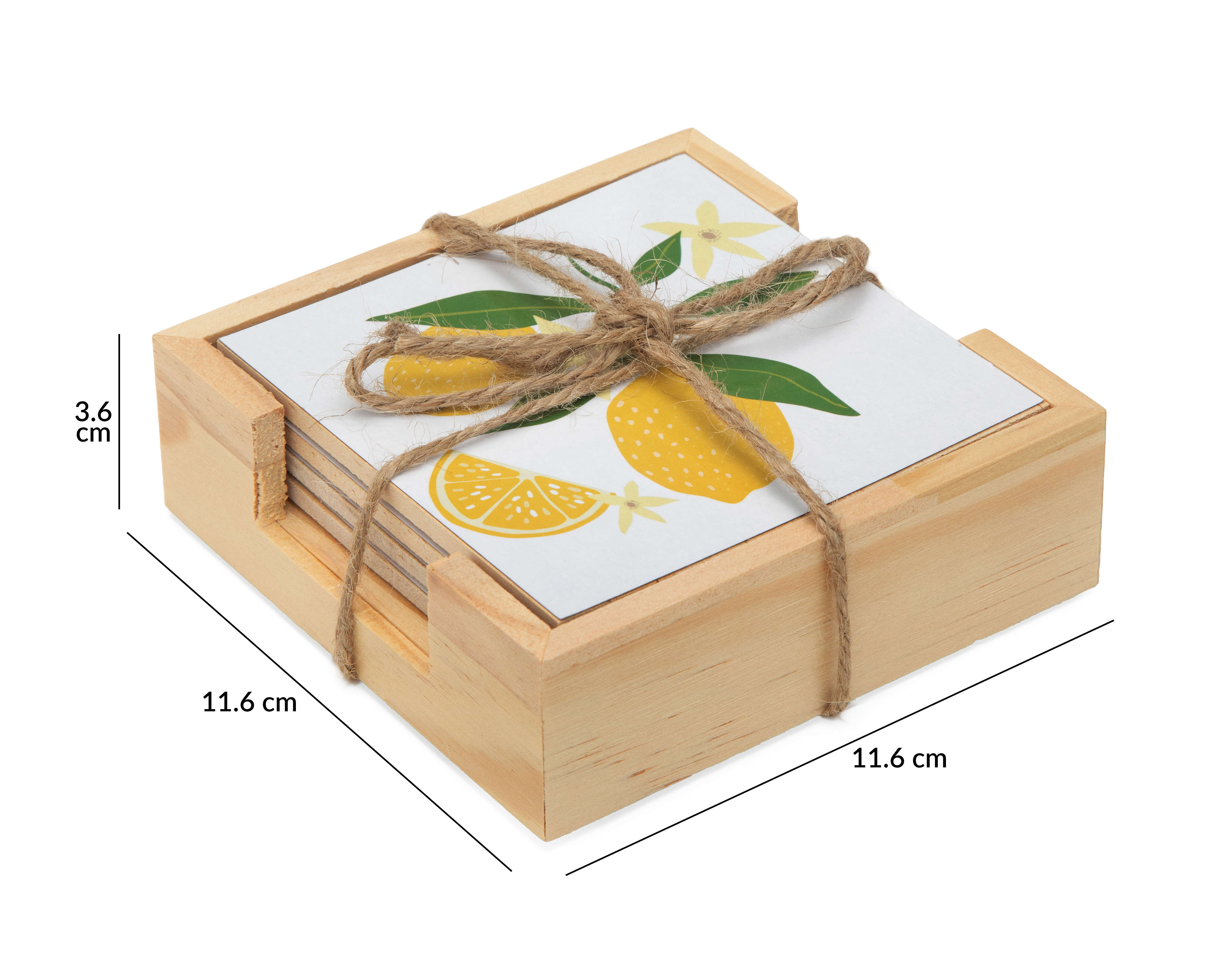 Foto 6 pulgar | Foto 5 | Portavasos con Base de Madera Starhaus Nulto