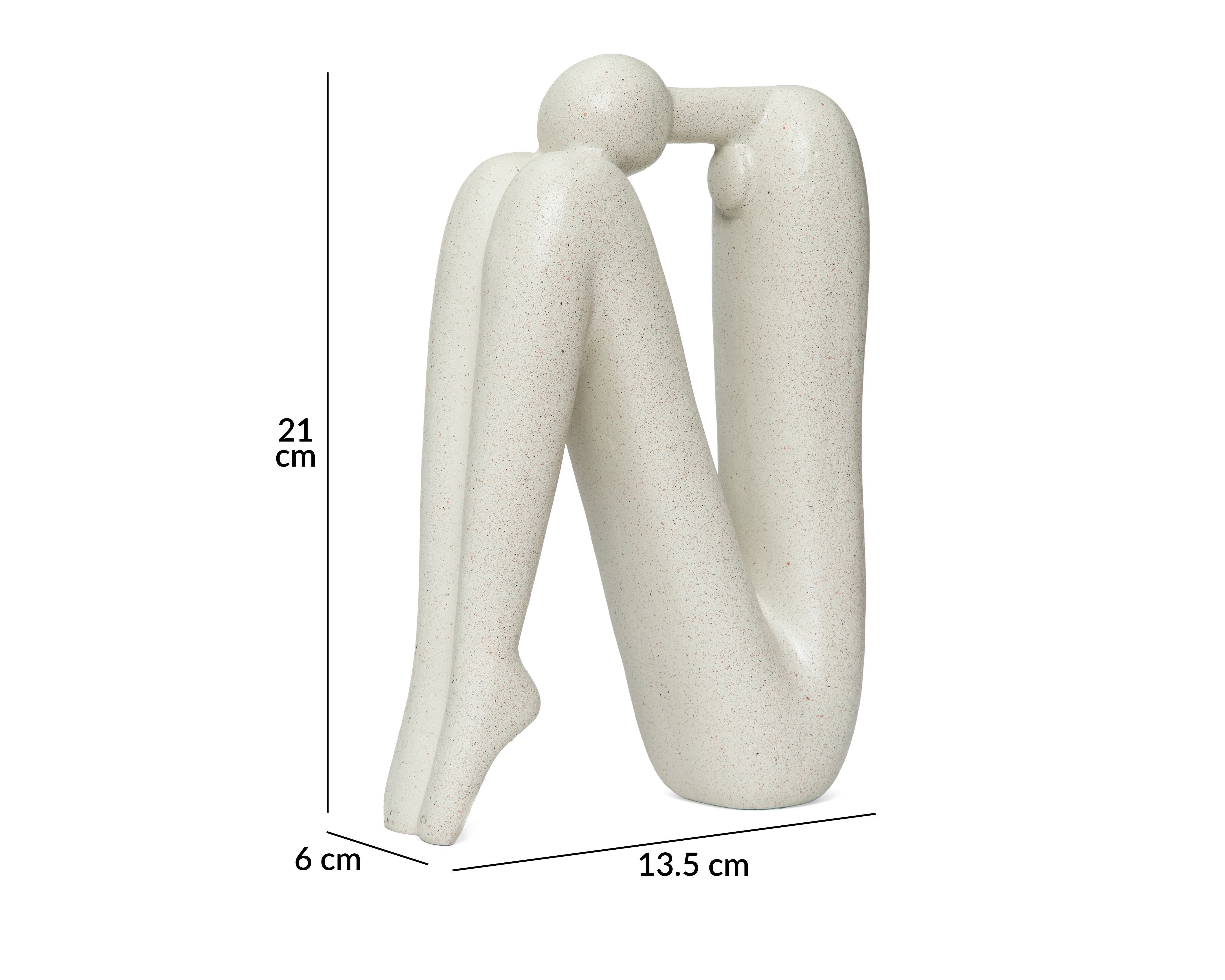 Foto 6 | Foto 6 | Escultura de Mujer Flann de Poliresina