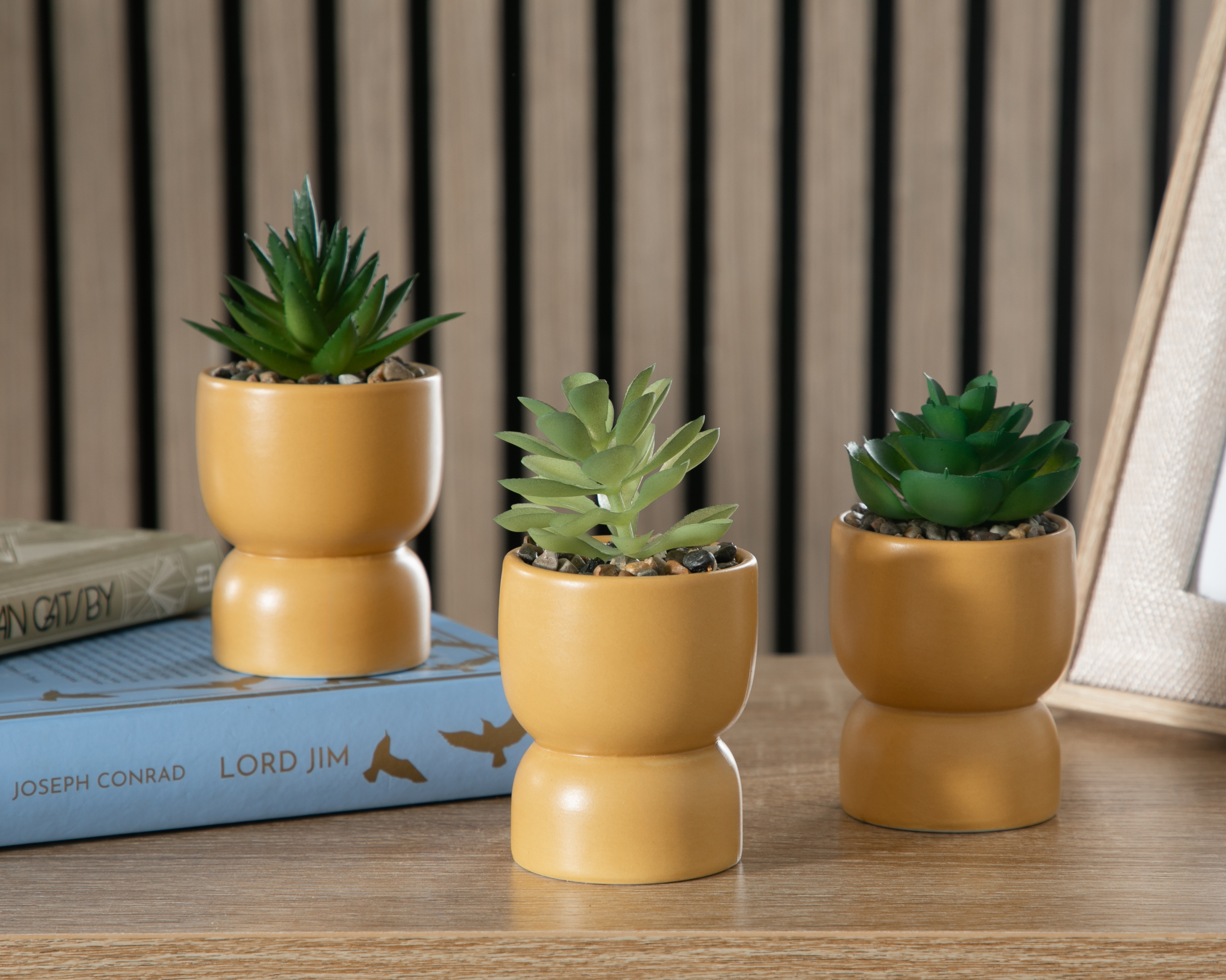 Foto 4 | Foto 4 | Suculenta Artificial con Maceta Starhaus 13 cm 3 Piezas