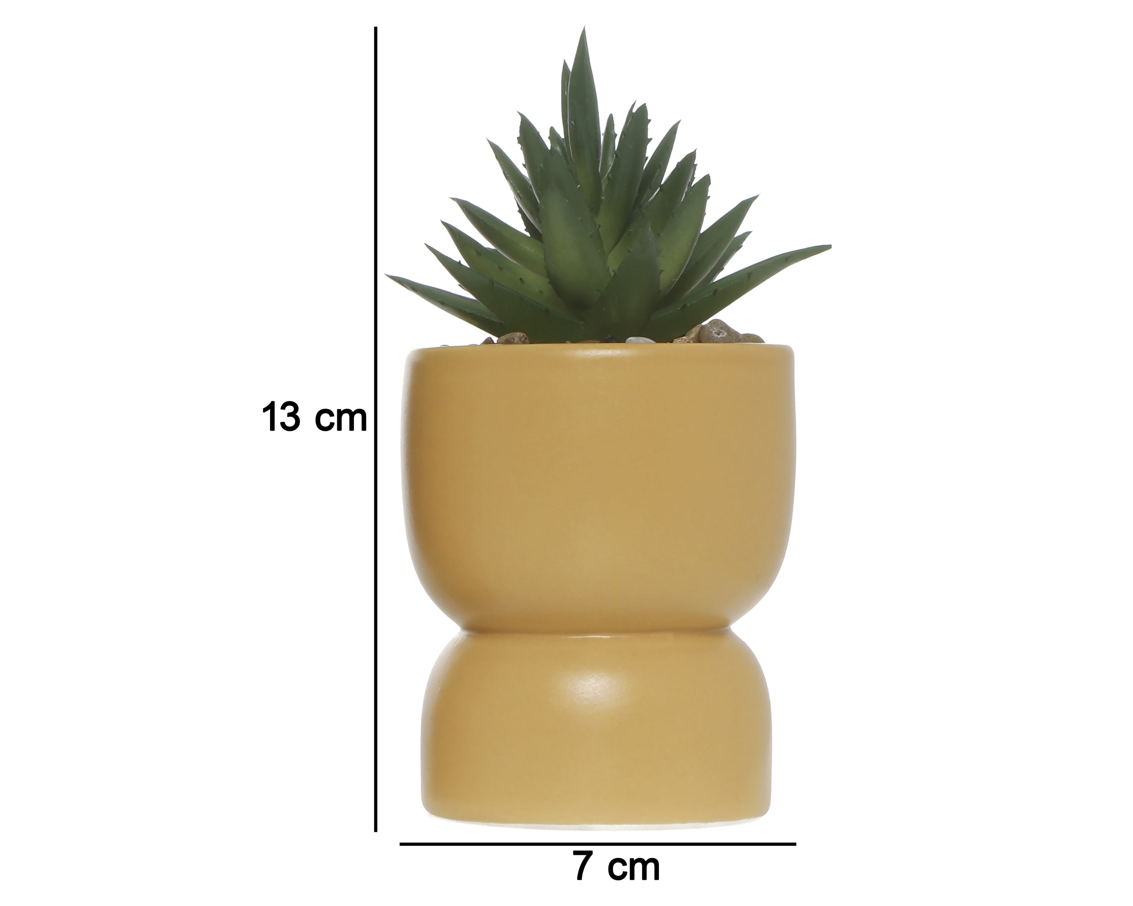 Foto 5 | Foto 5 | Suculenta Artificial con Maceta Starhaus 13 cm 3 Piezas