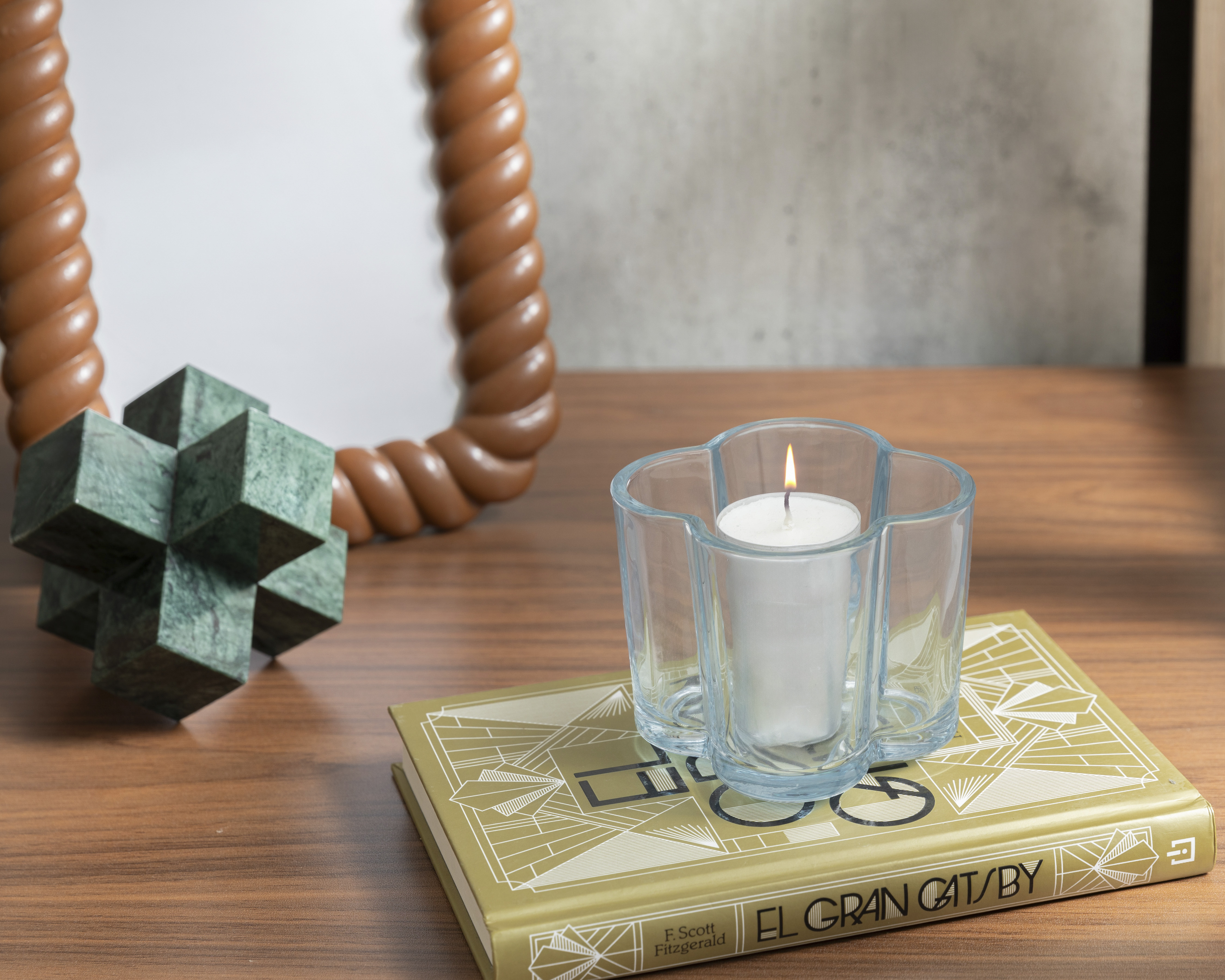 Foto 5 pulgar | Foto 4 | Candelabro Flyn de Vidrio