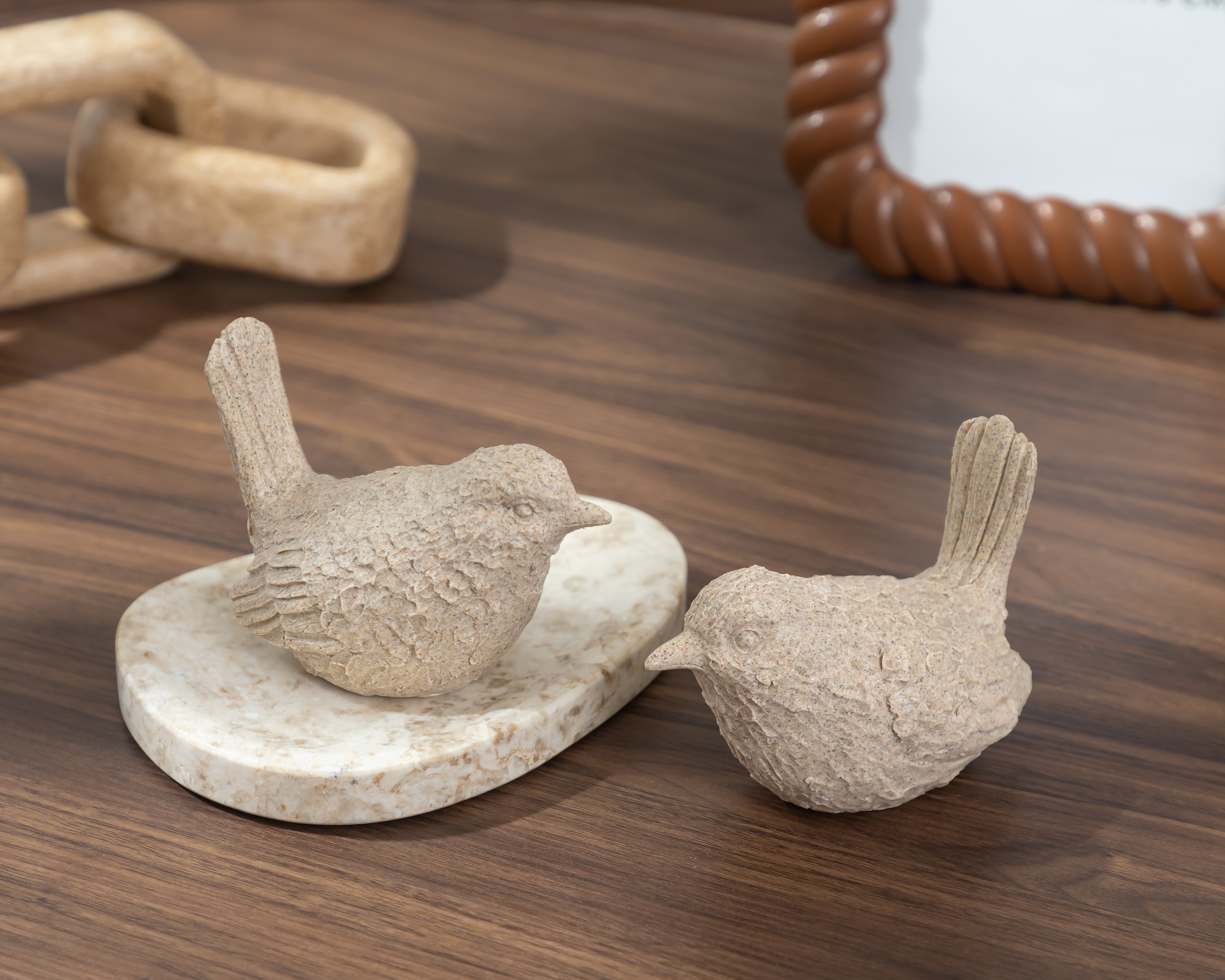 Foto 5 | Foto 5 | Figura Decorativa de Pájaro Galvin de Poliresina 2 Piezas