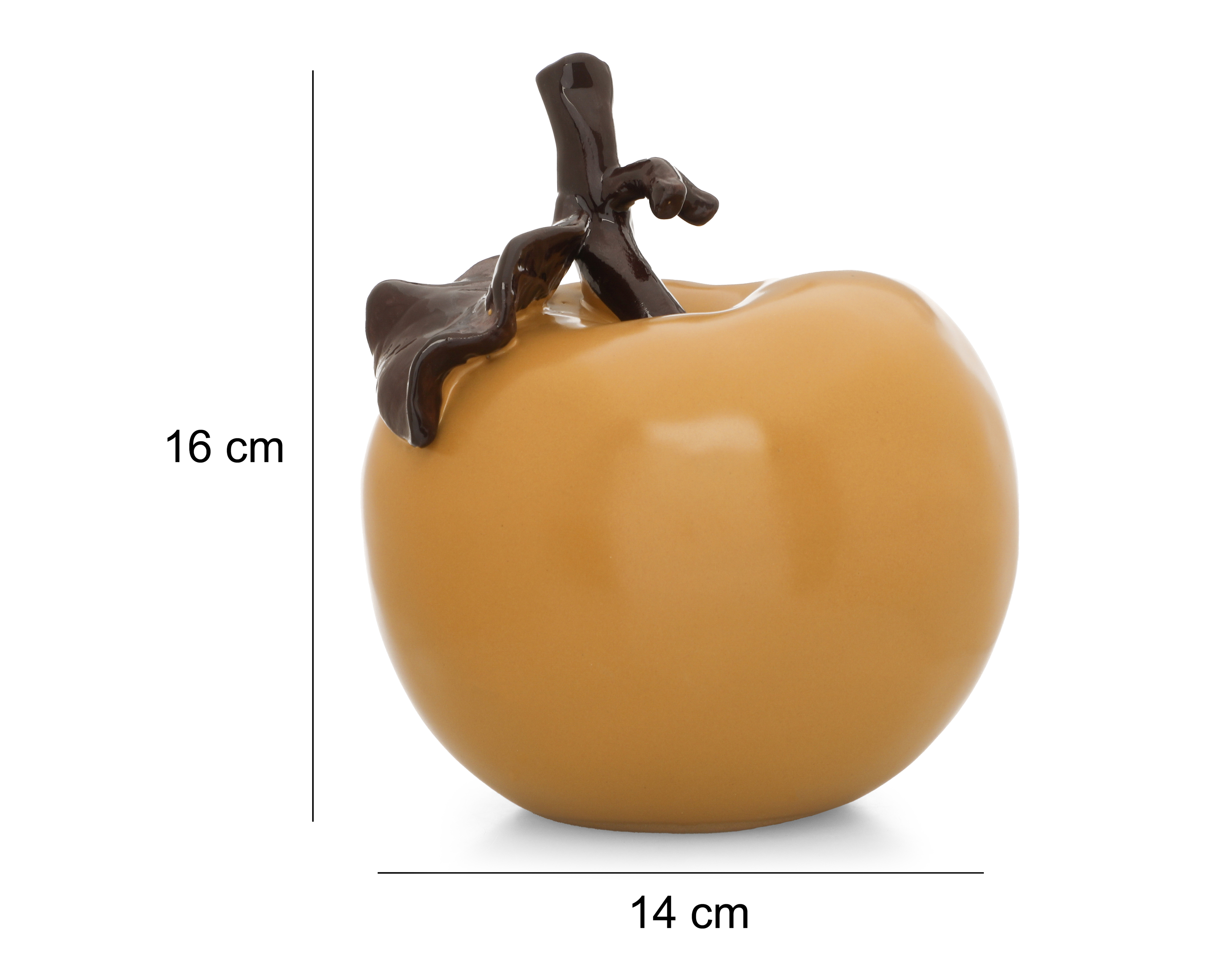 Foto 5 | Foto 5 | Escultura de Manzana Ocre de Cerámica