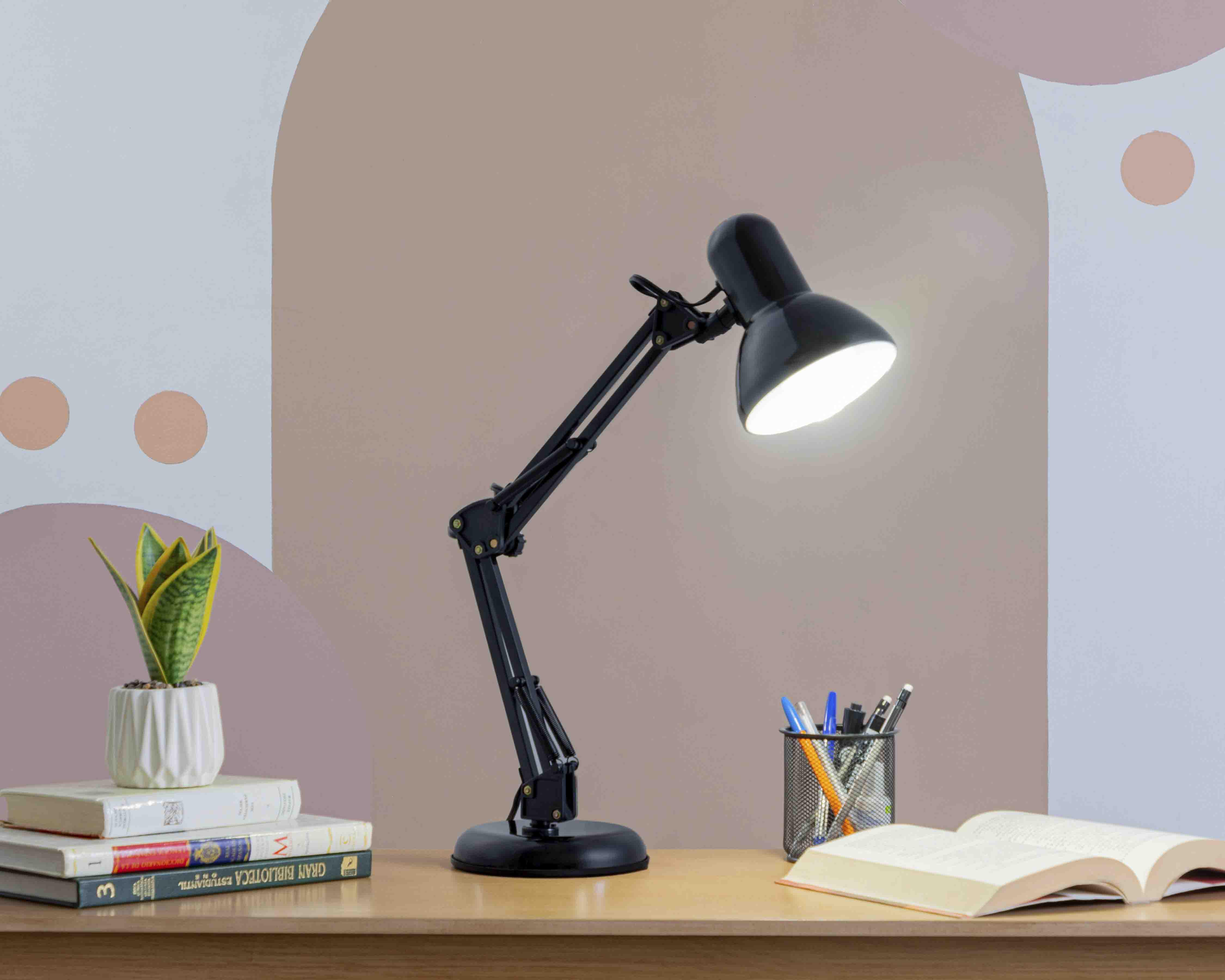 Lámpara de Escritorio Deluxe Negra