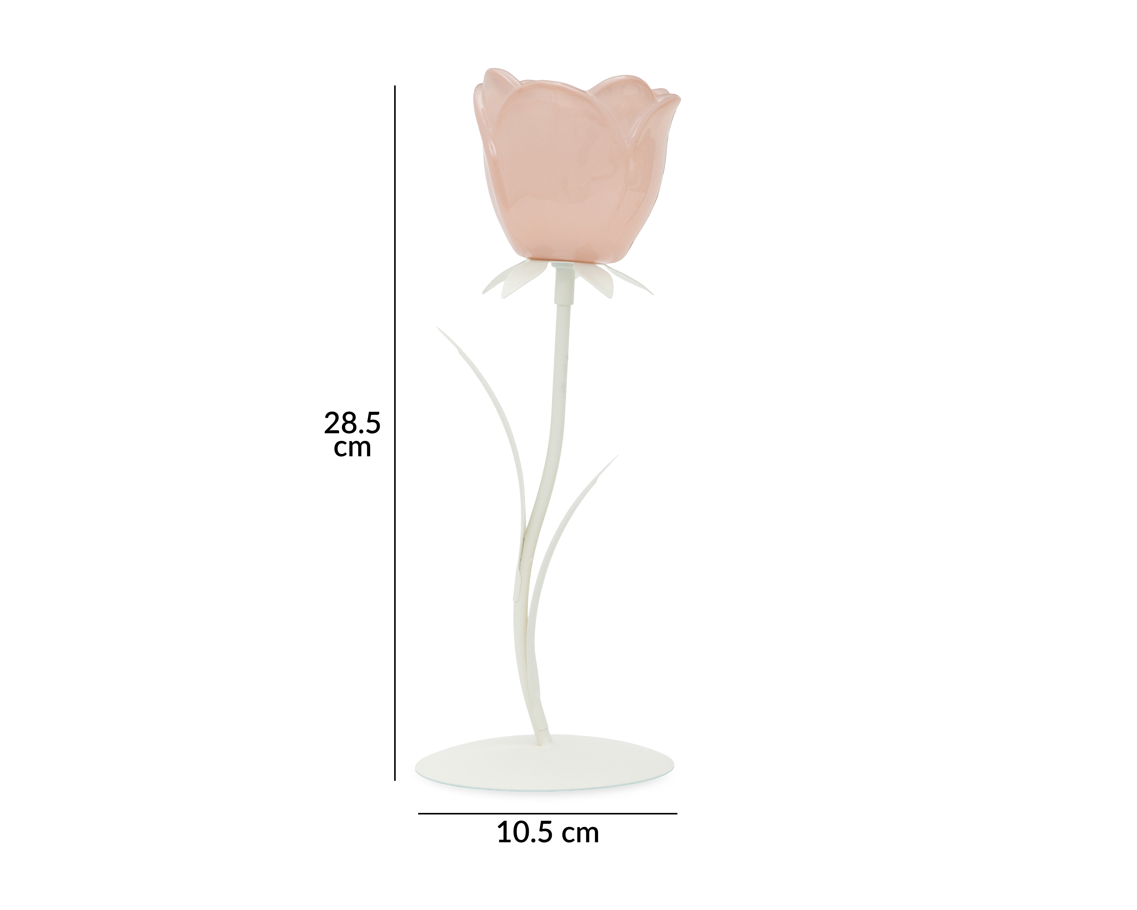 Foto 6 | Foto 6 | Candelero de Flor Light de Vidrio