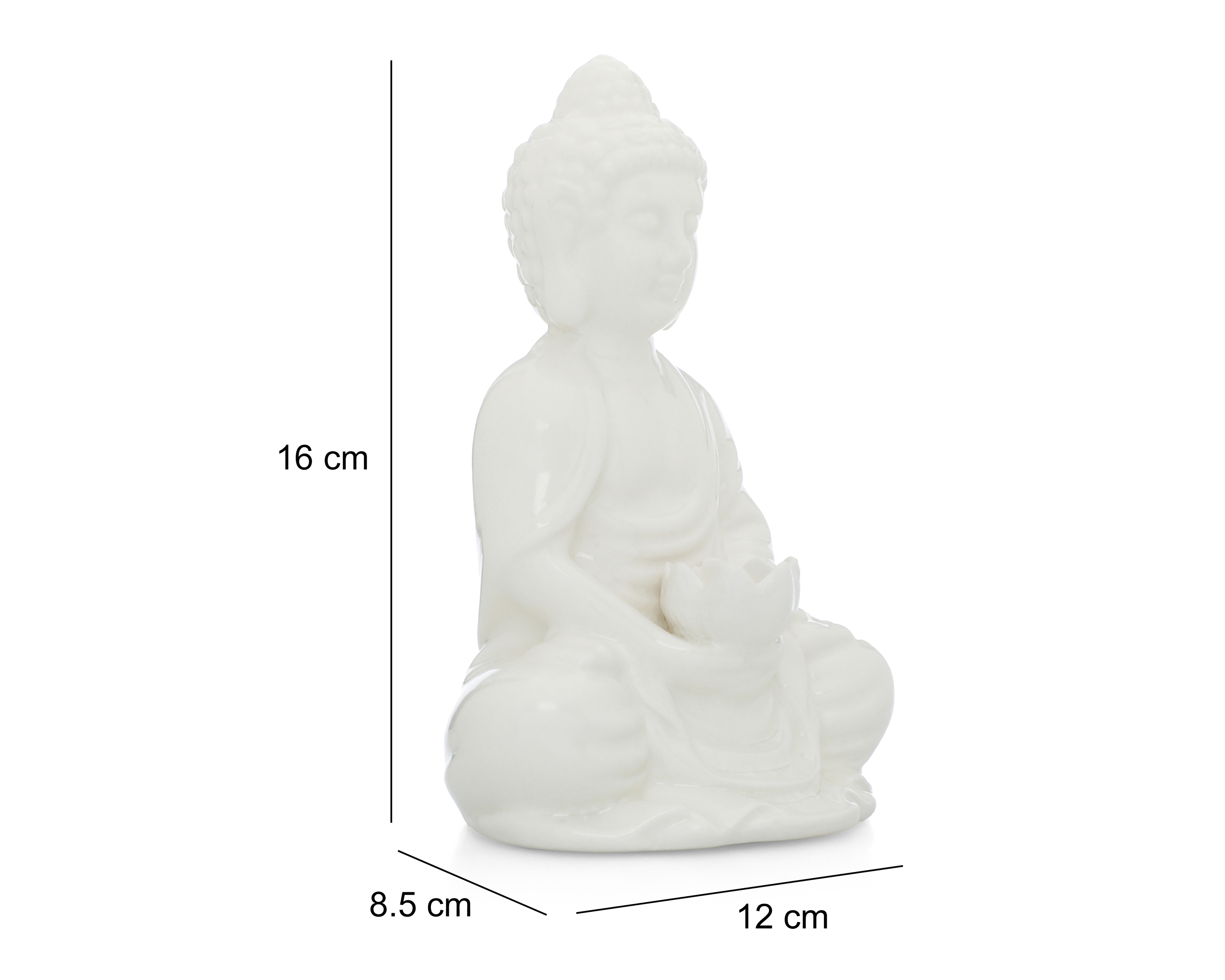 Foto 7 pulgar | Foto 6 | Escultura de Buda Lumen de Cerámica