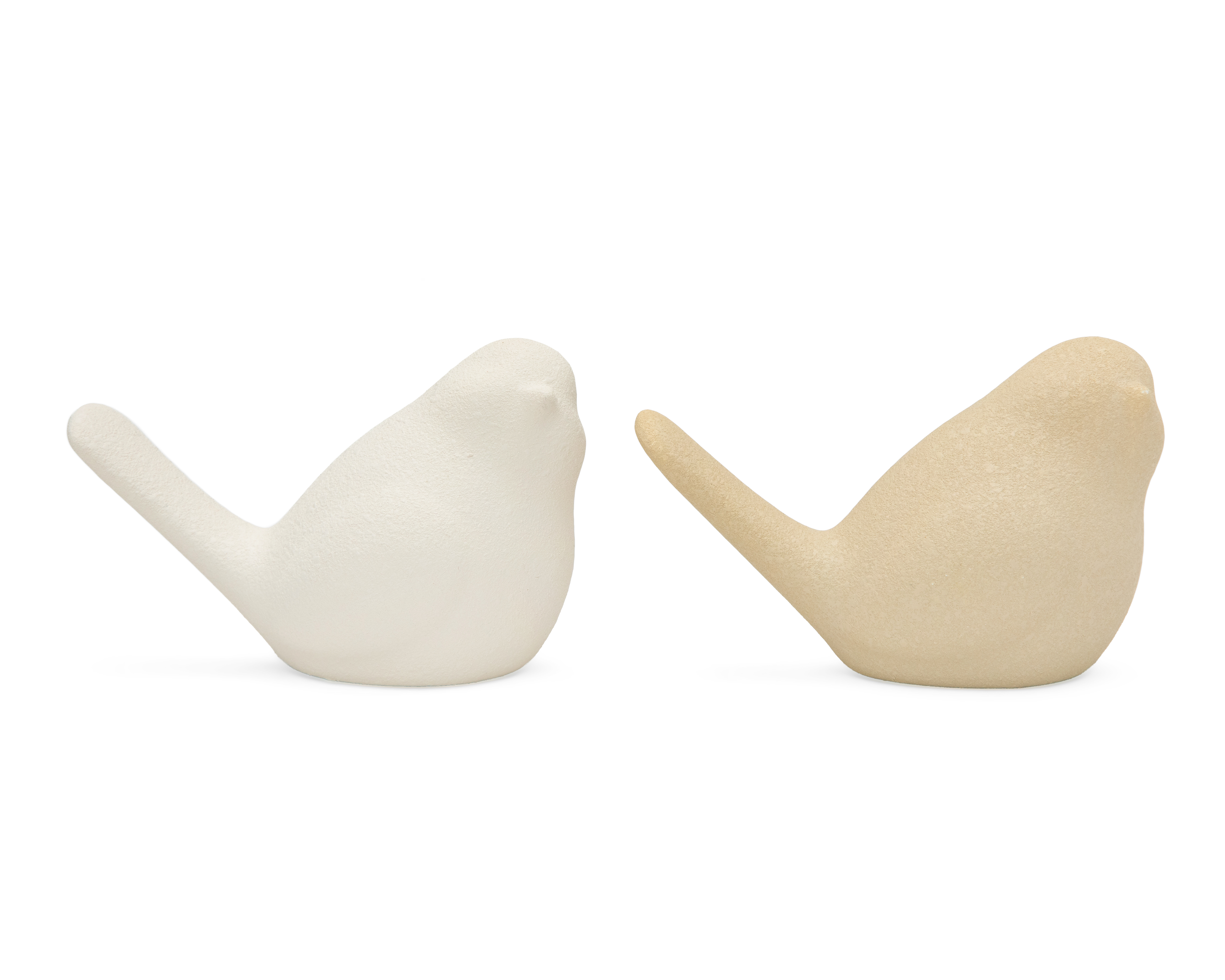 Foto 2 | Foto 2 | Escultura de Ave Raíz de Cerámica 2 Piezas