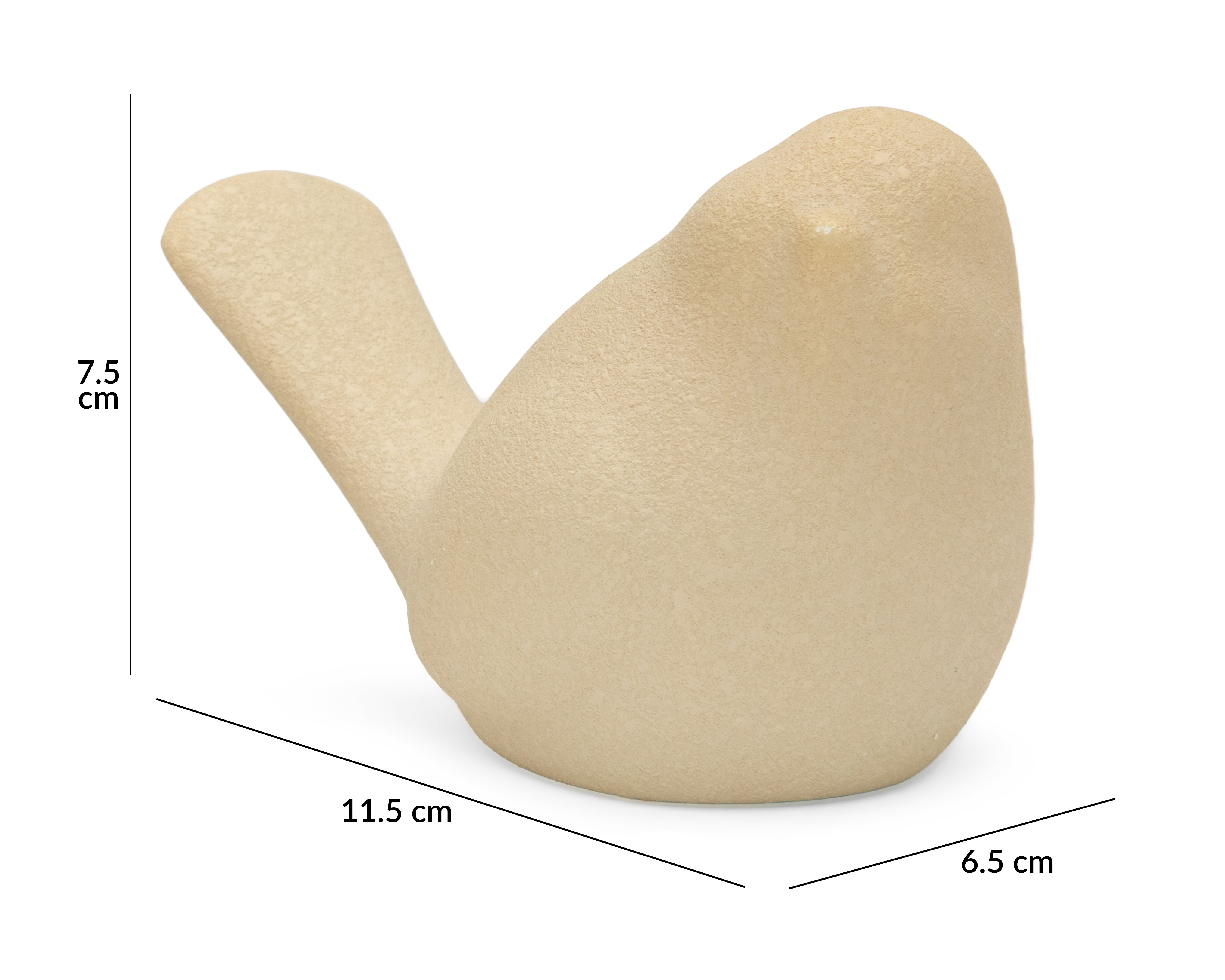 Foto 6 | Foto 6 | Escultura de Ave Raíz de Cerámica 2 Piezas