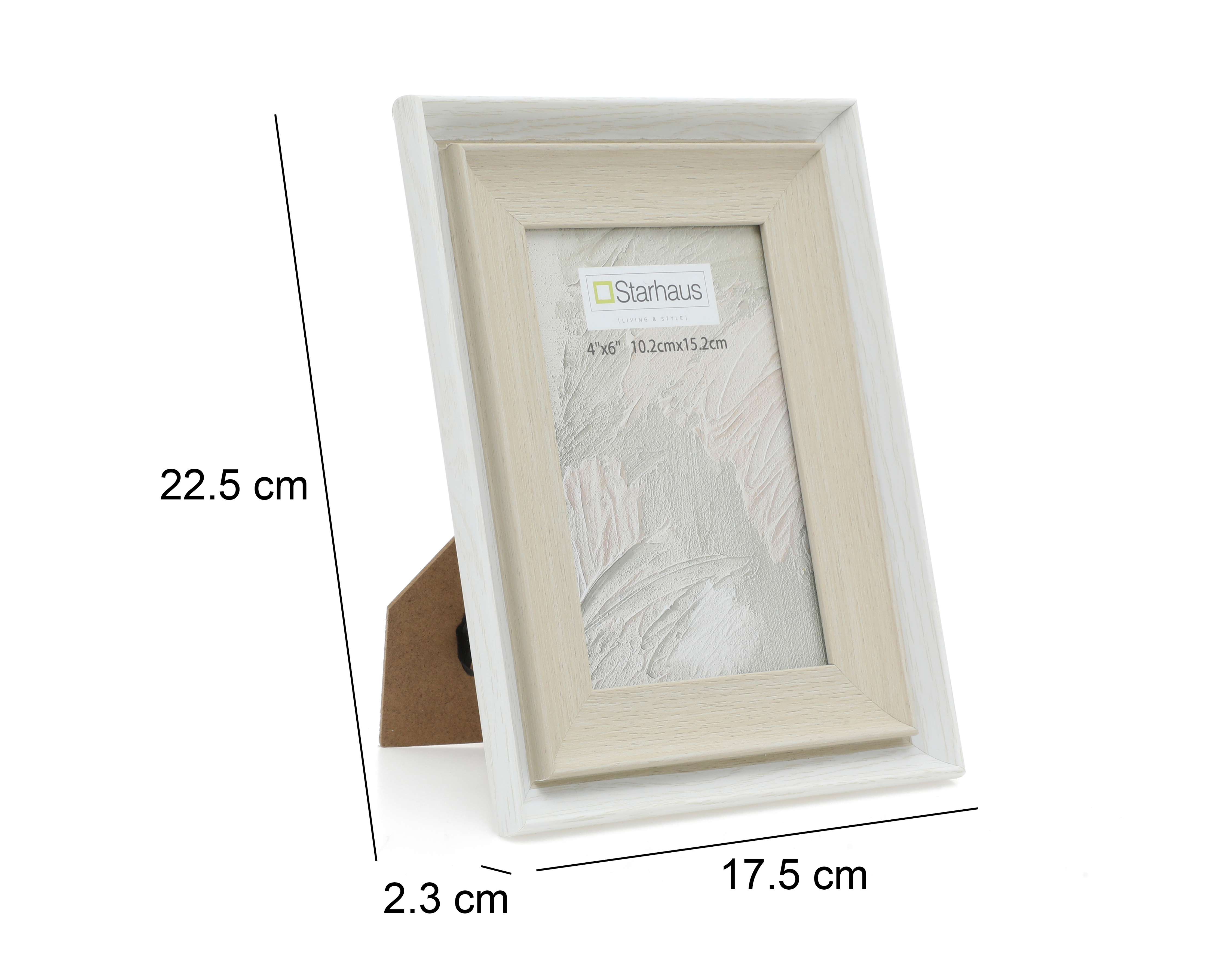 Foto 5 | Foto 5 | Portarretrato de Madera Starhaus 4 x 6 Pulgadas