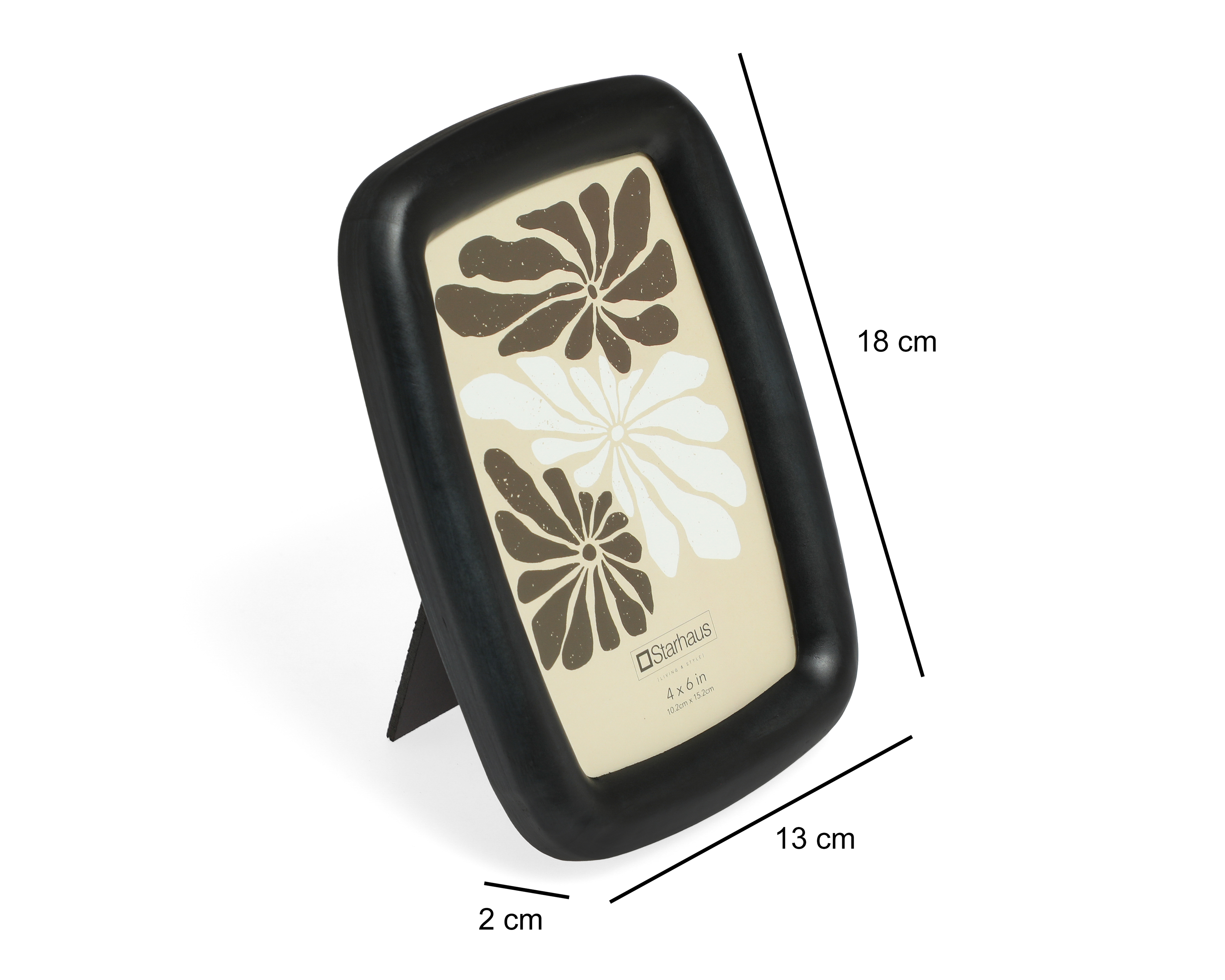 Foto 6 pulgar | Foto 5 | Portarretrato de Madera Starhaus 4 x 6 Pulgadas