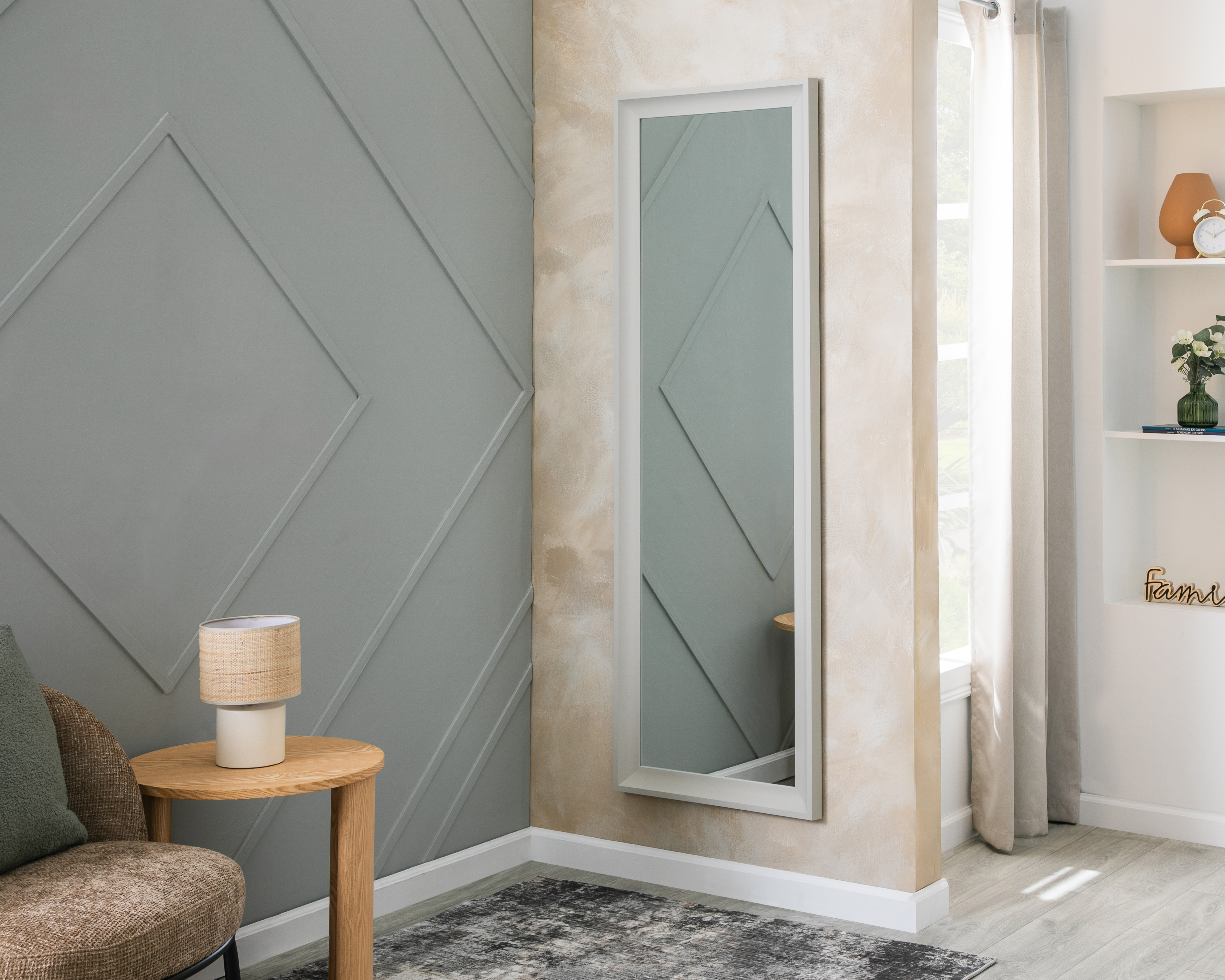 Foto 2 pulgar | Foto 1 | Espejo Rectangular Fracto 57.1 x 173.9 cm