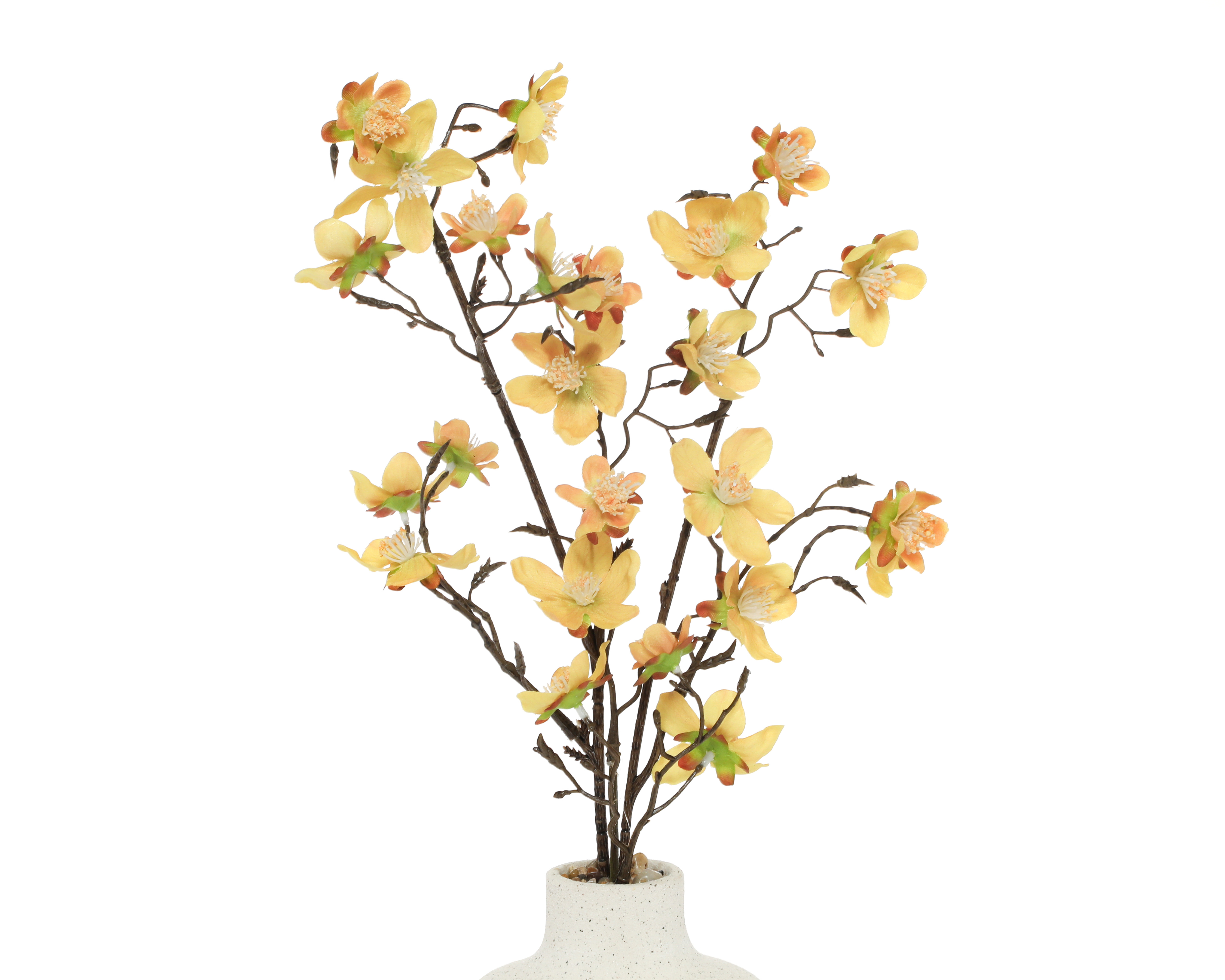 Foto 4 pulgar | Foto 3 | Flor de Ciruelo Artificial con Florero Starhaus 43 cm