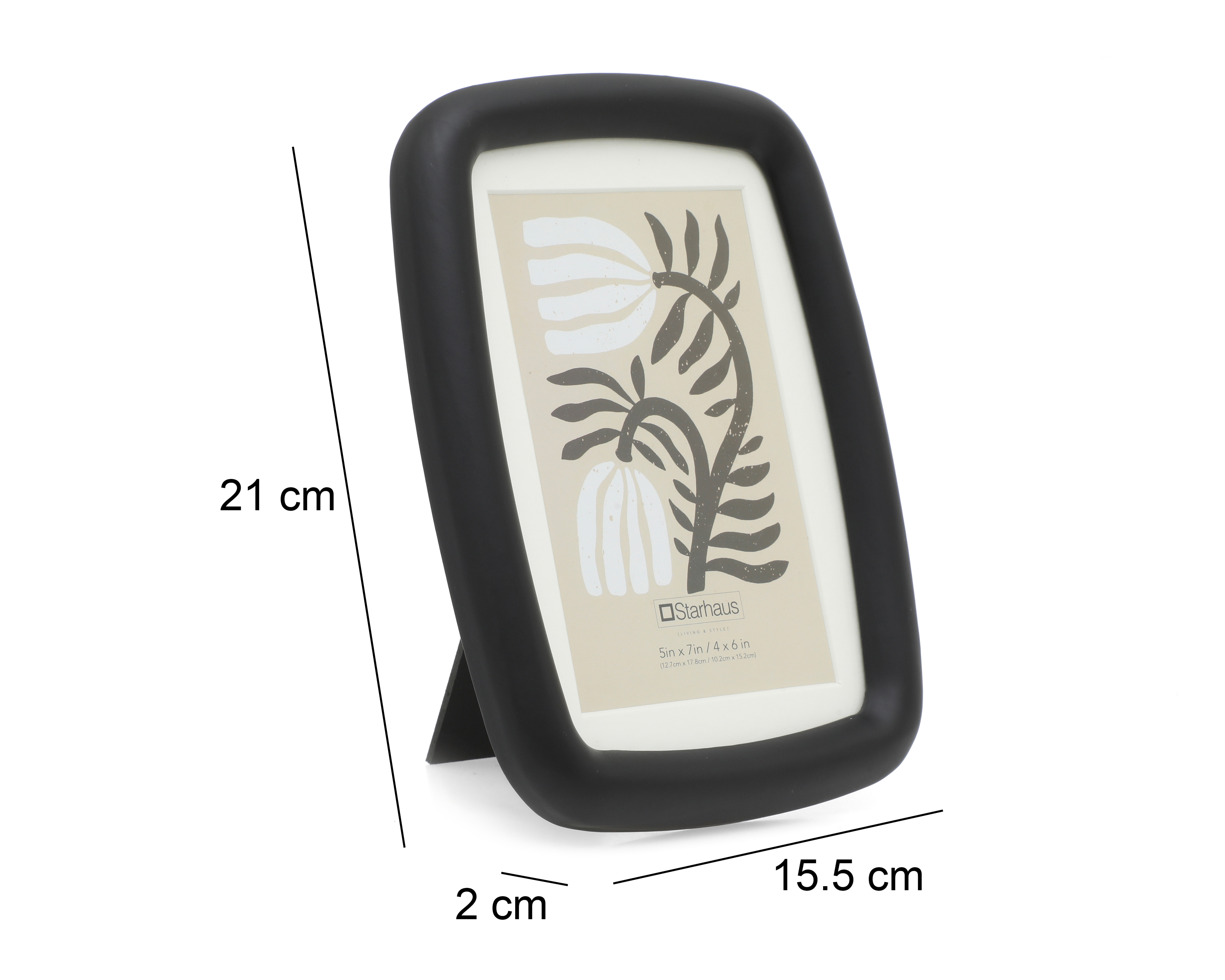 Foto 5 | Foto 5 | Portarretrato de Madera de Pino Starhaus 5 x 7 Pulgadas