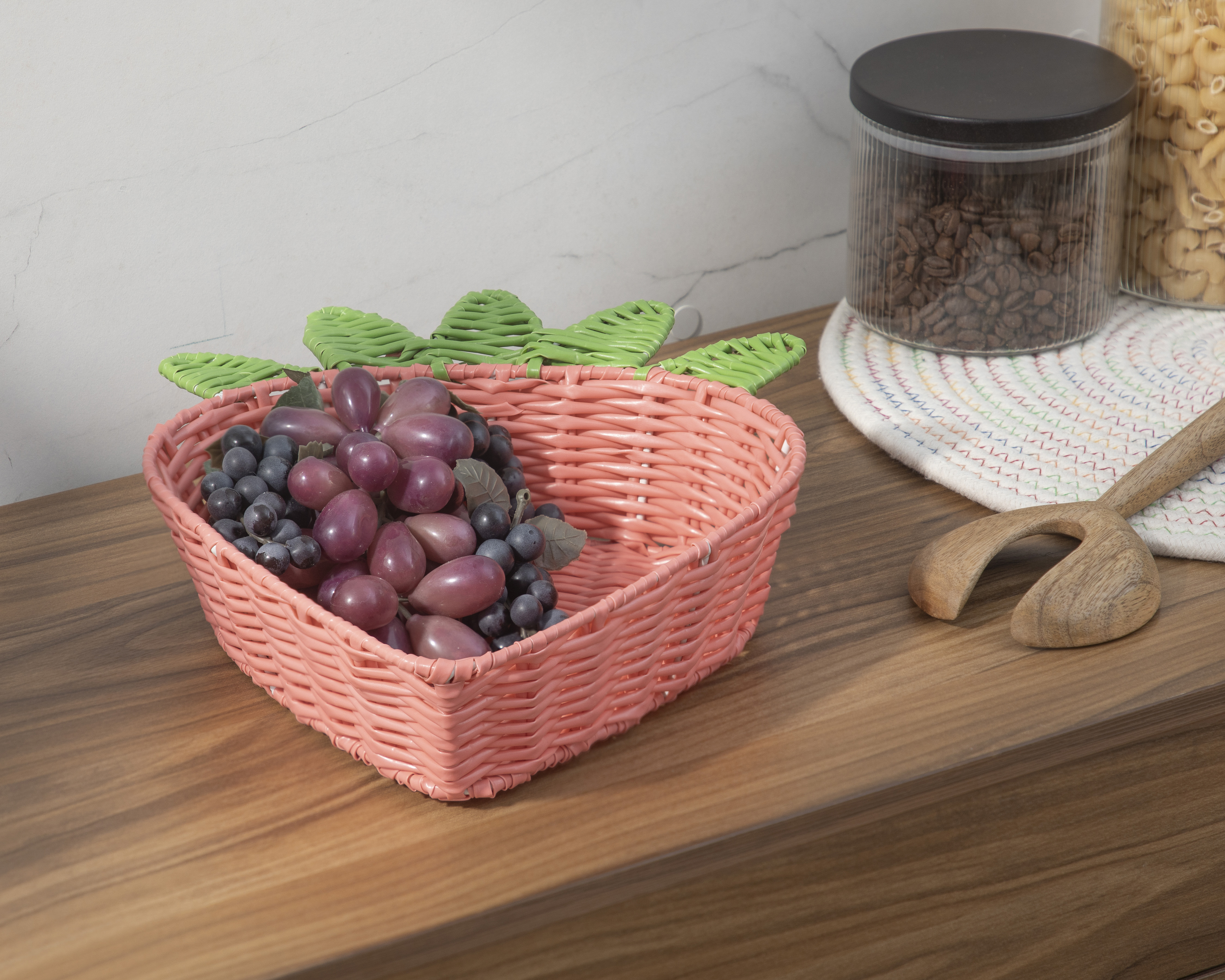 Foto 5 pulgar | Foto 4 | Charola Decorativa de Fresa Glennis de Plástico