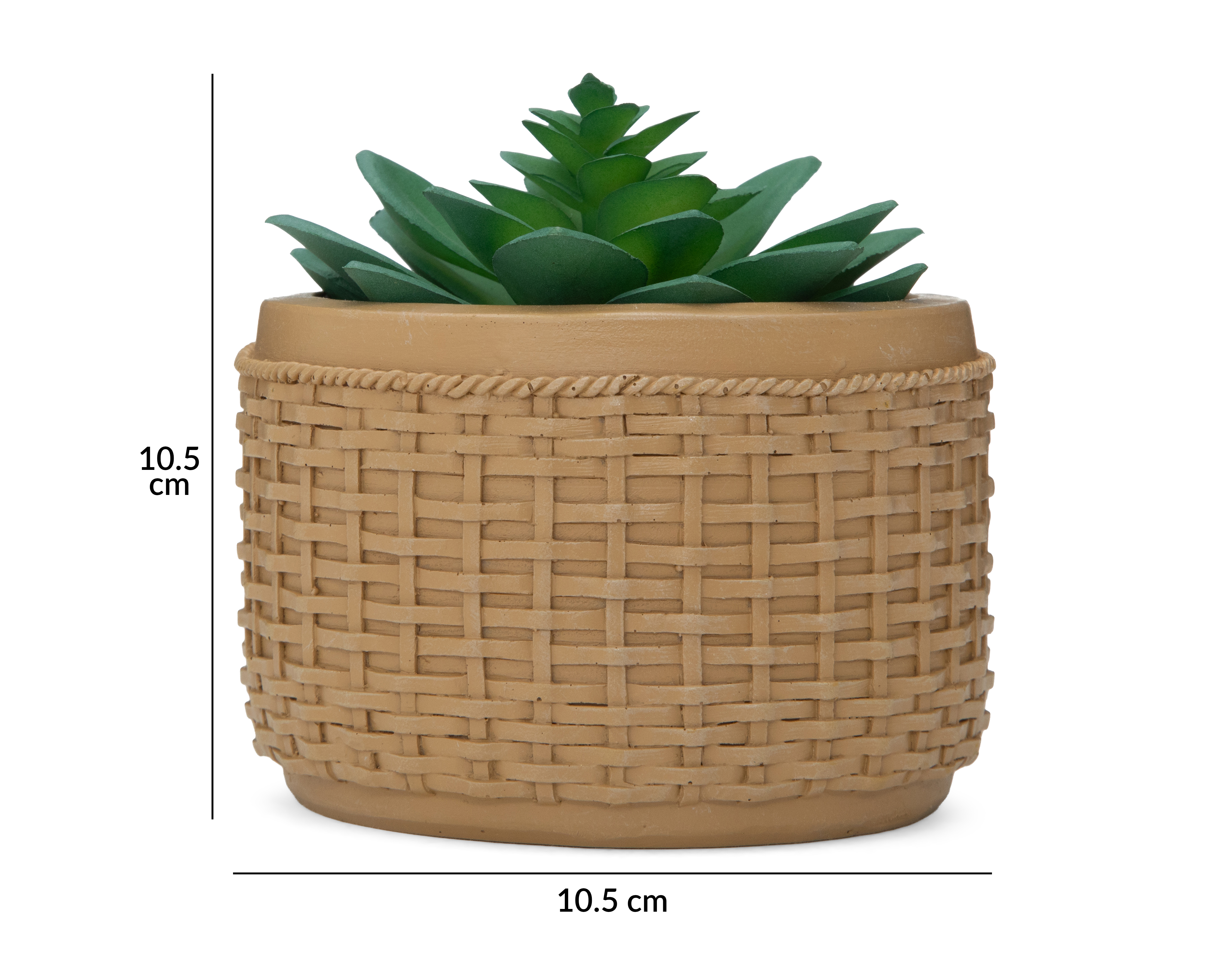 Foto 5 | Foto 5 | Suculenta Artificial con Maceta Starhaus 10.5 cm