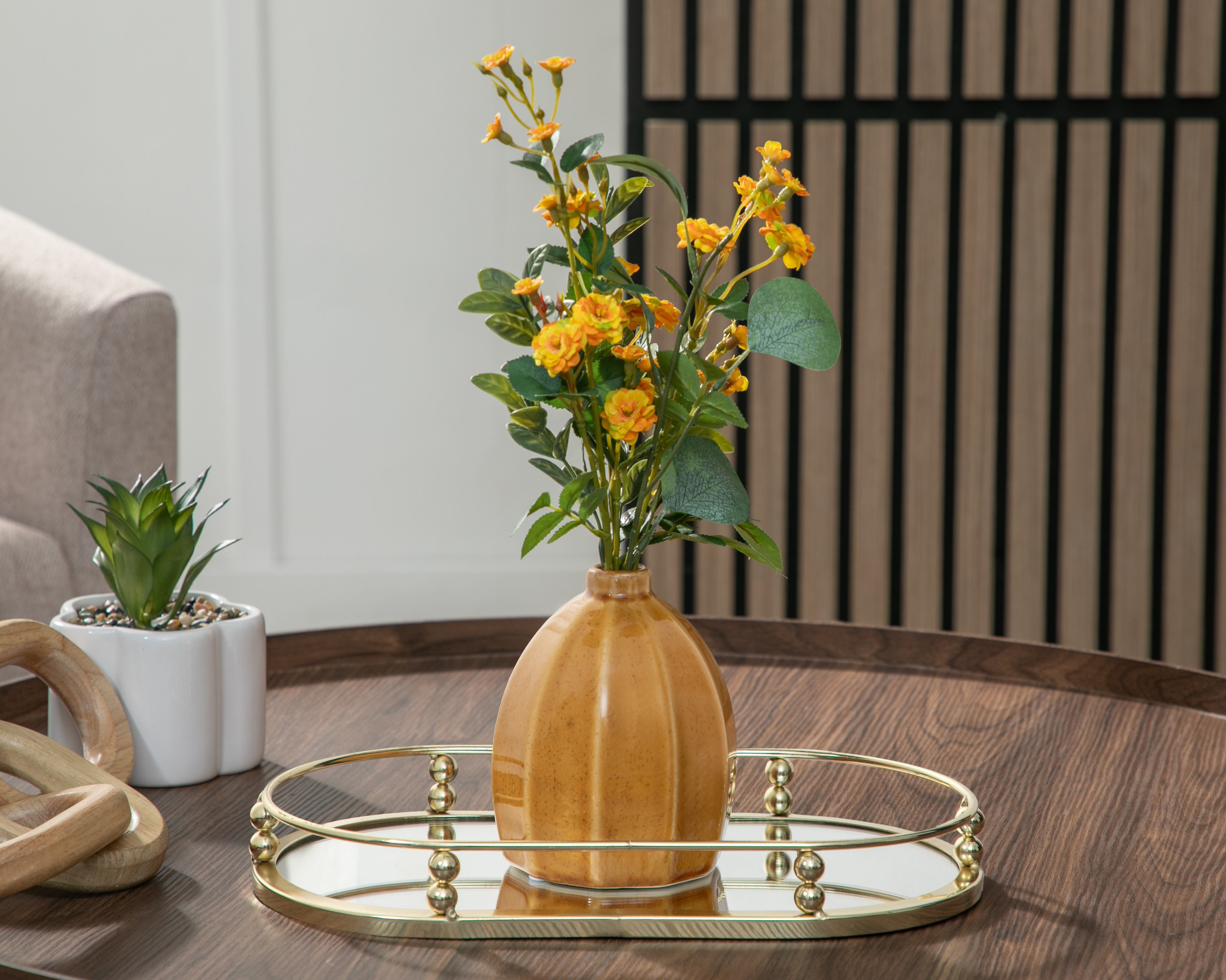 Foto 4 | Foto 4 | Flores Artificiales con Florero Starhaus Giorsal 36.5 cm