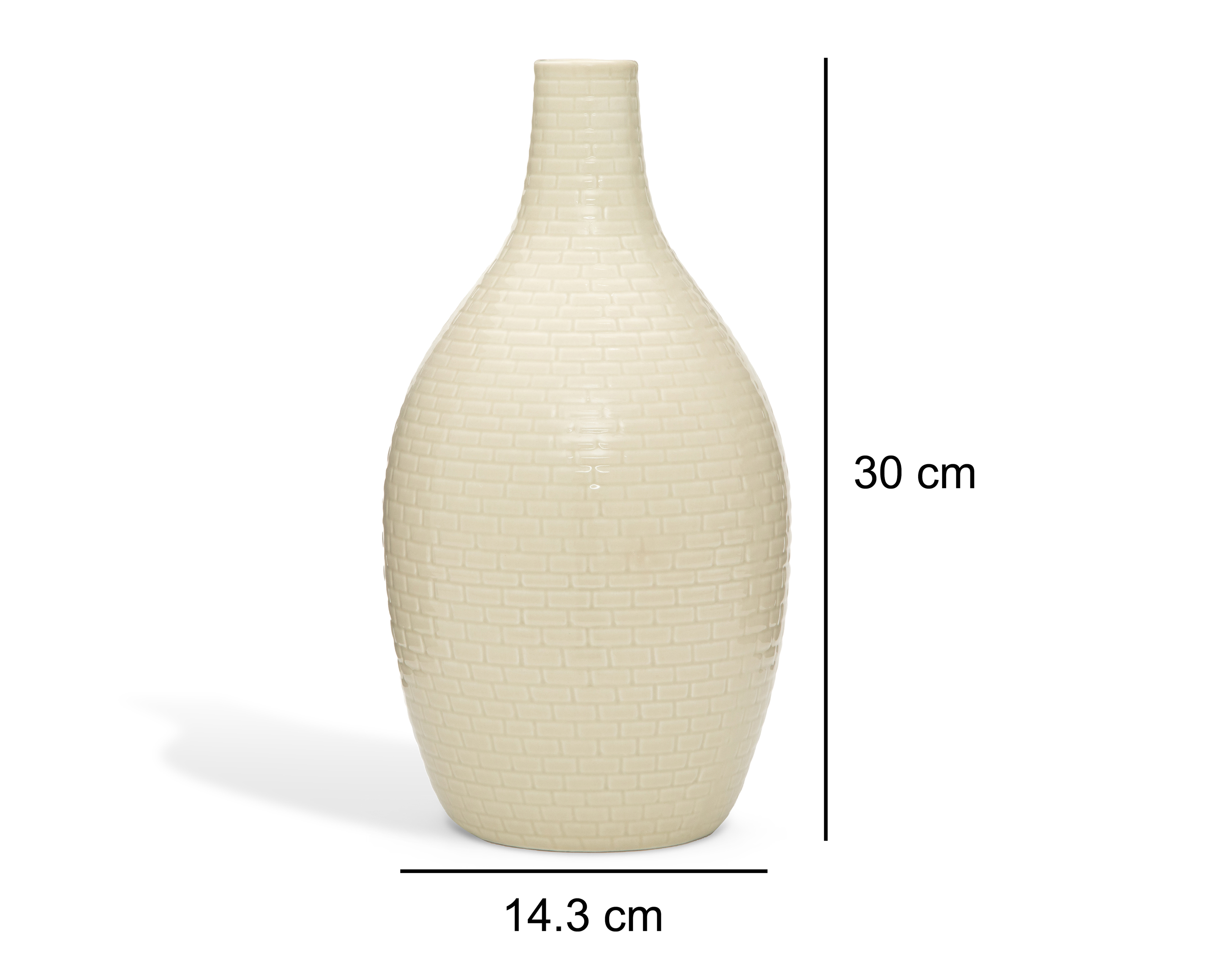 Foto 5 | Foto 5 | Jarrón de Cerámica Starhaus Blanch