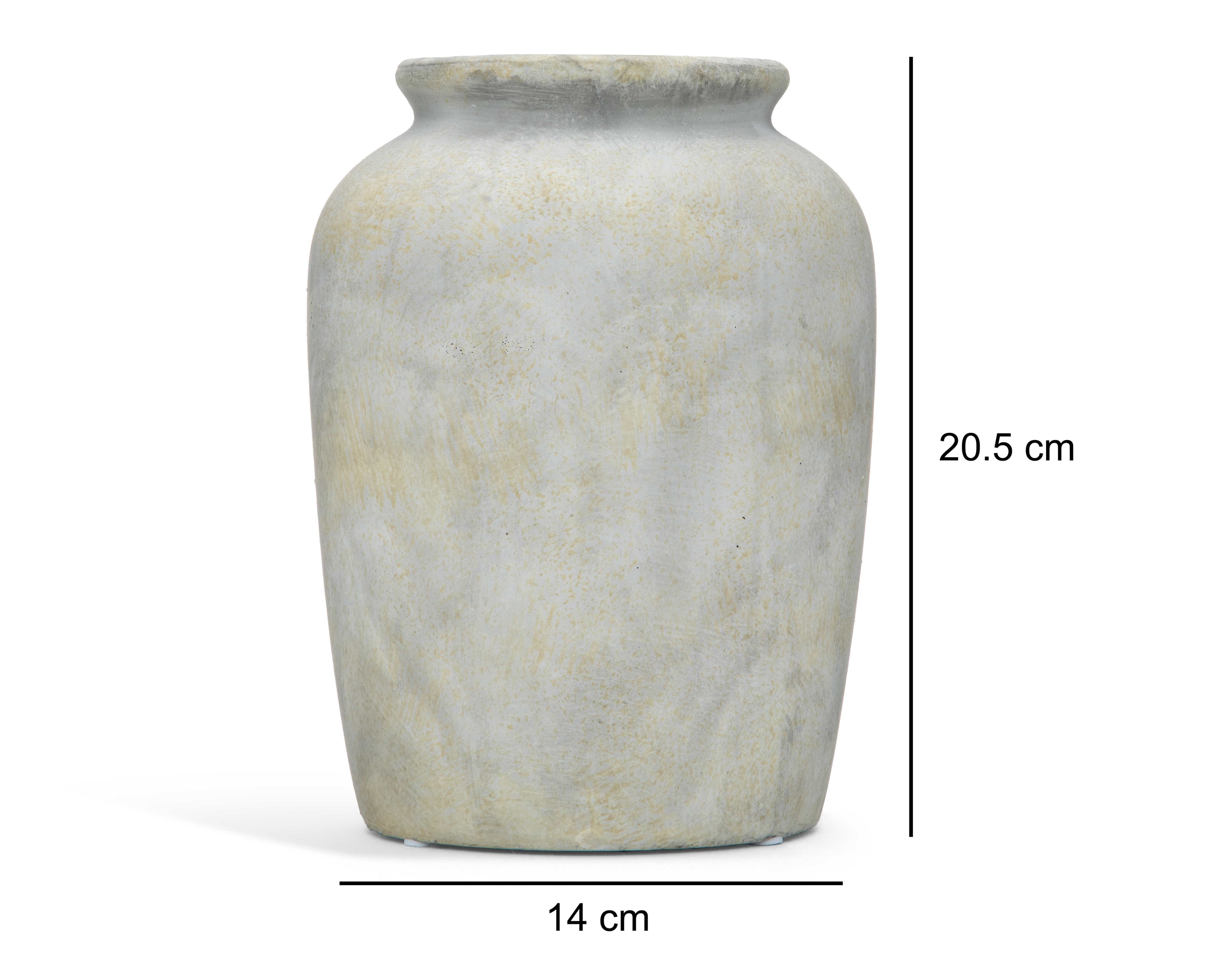 Foto 6 pulgar | Foto 5 | Jarrón de Cerámica Starhaus Blanch