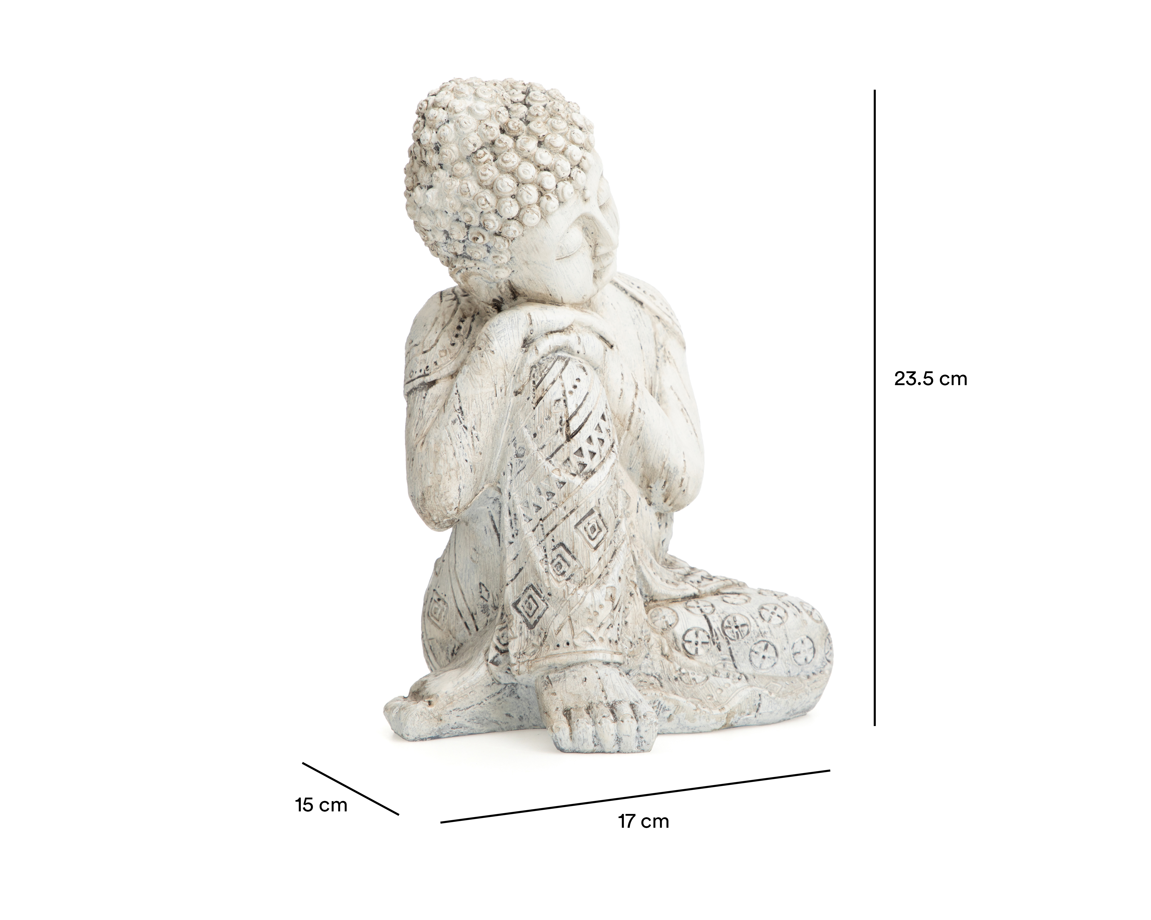 Foto 6 | Foto 6 | Figura Decorativa Buda Despertar de Poliresina