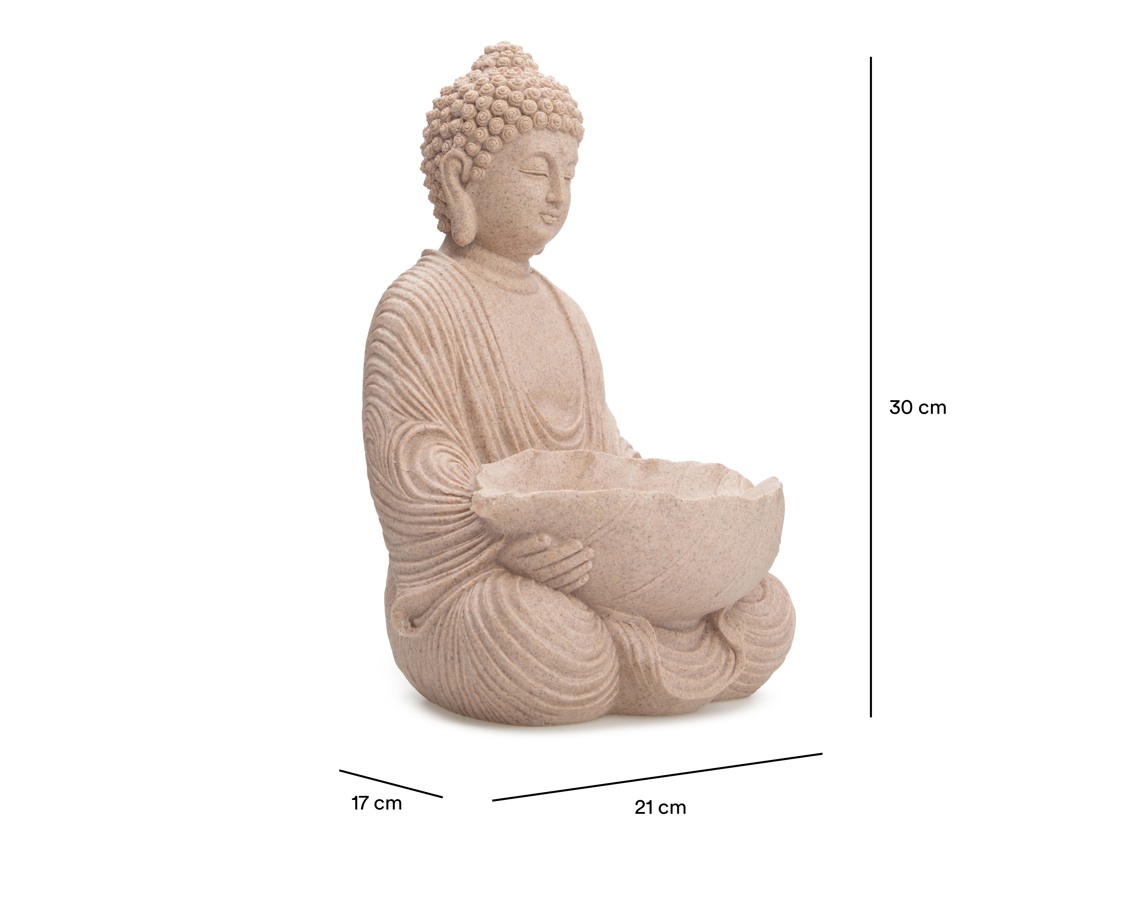 Foto 7 pulgar | Foto 6 | Escultura de Buda Zolly de Poliresina