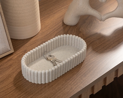 Foto 4 | Foto 4 | Charola Decorativa Ovalada Dustin de Resina