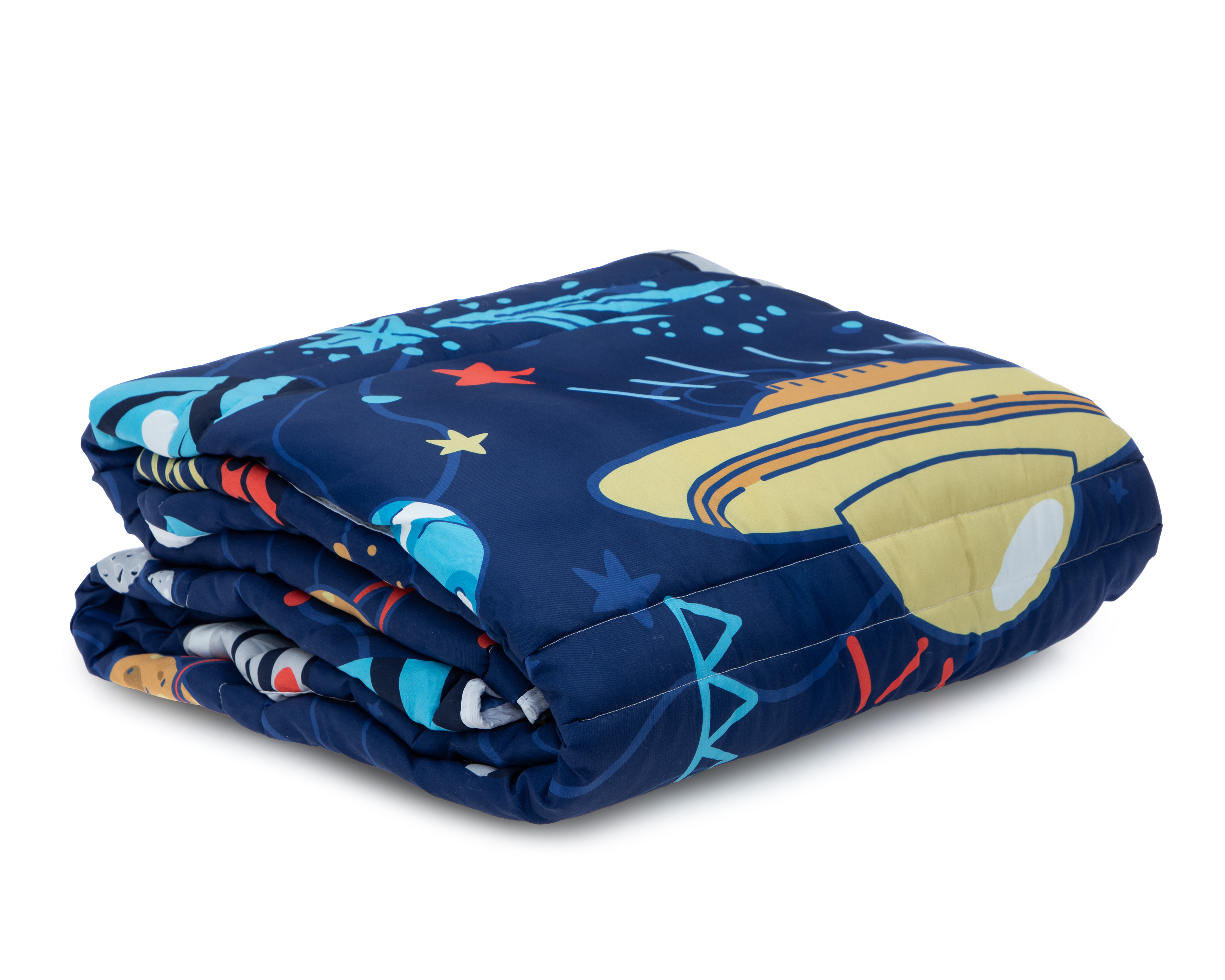 Foto 2 | Foto 2 | Edredón Individual con Funda para Almohada Starhaus Space Azul 2 Piezas