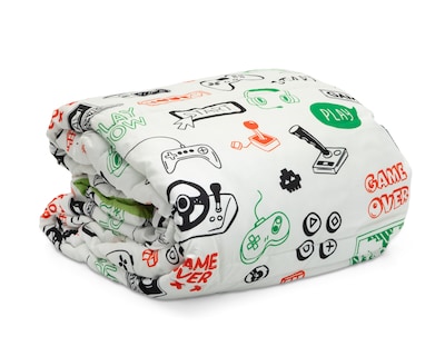 Foto 2 | Foto 2 | Edredón Matrimonial con Fundas para Almohada Starhaus Gamer Blanco 3 Piezas