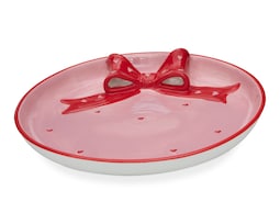 Charola Decorativa Redonda Janet de Cerámica