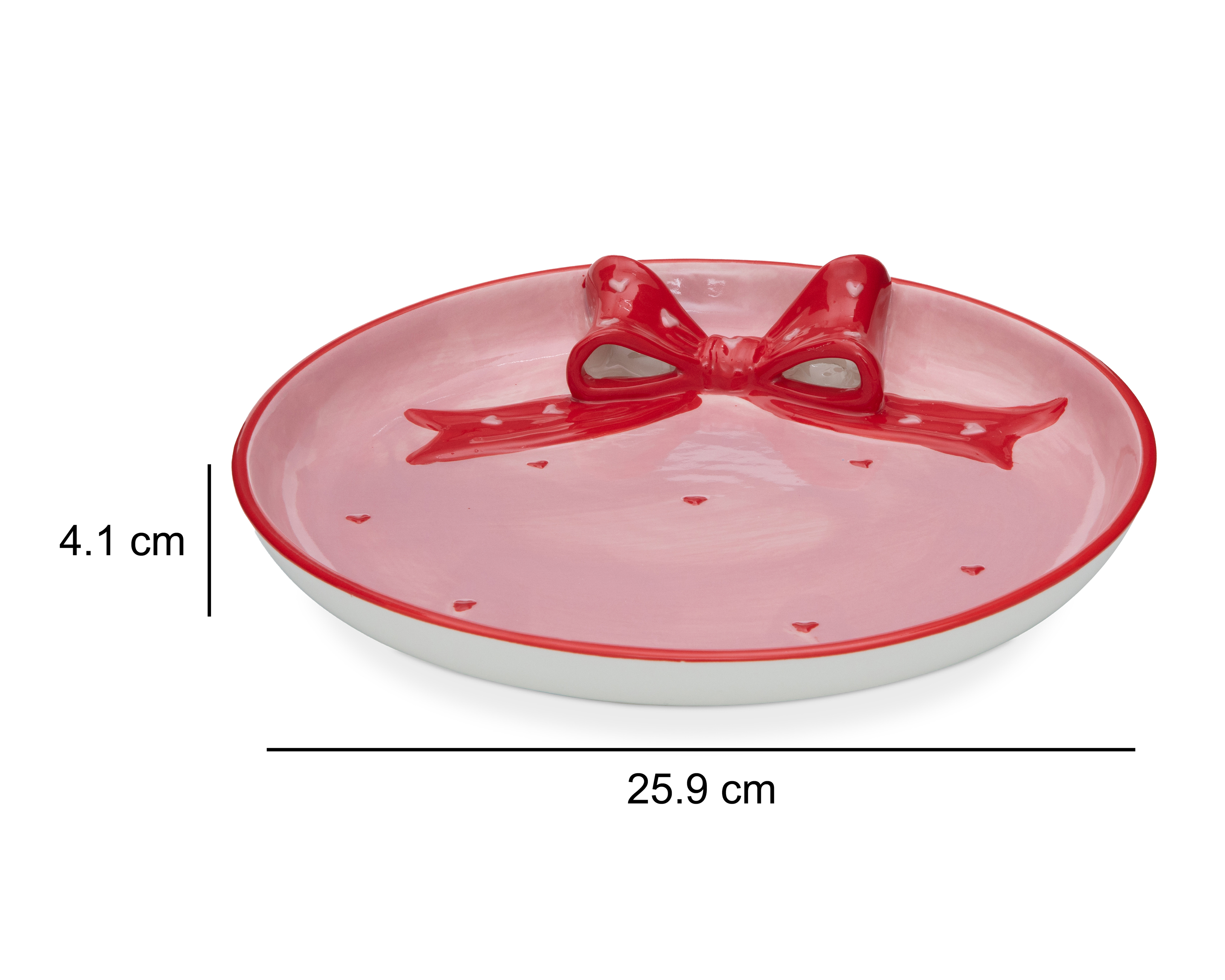 Foto 6 pulgar | Foto 5 | Charola Decorativa Redonda Janet de Cerámica