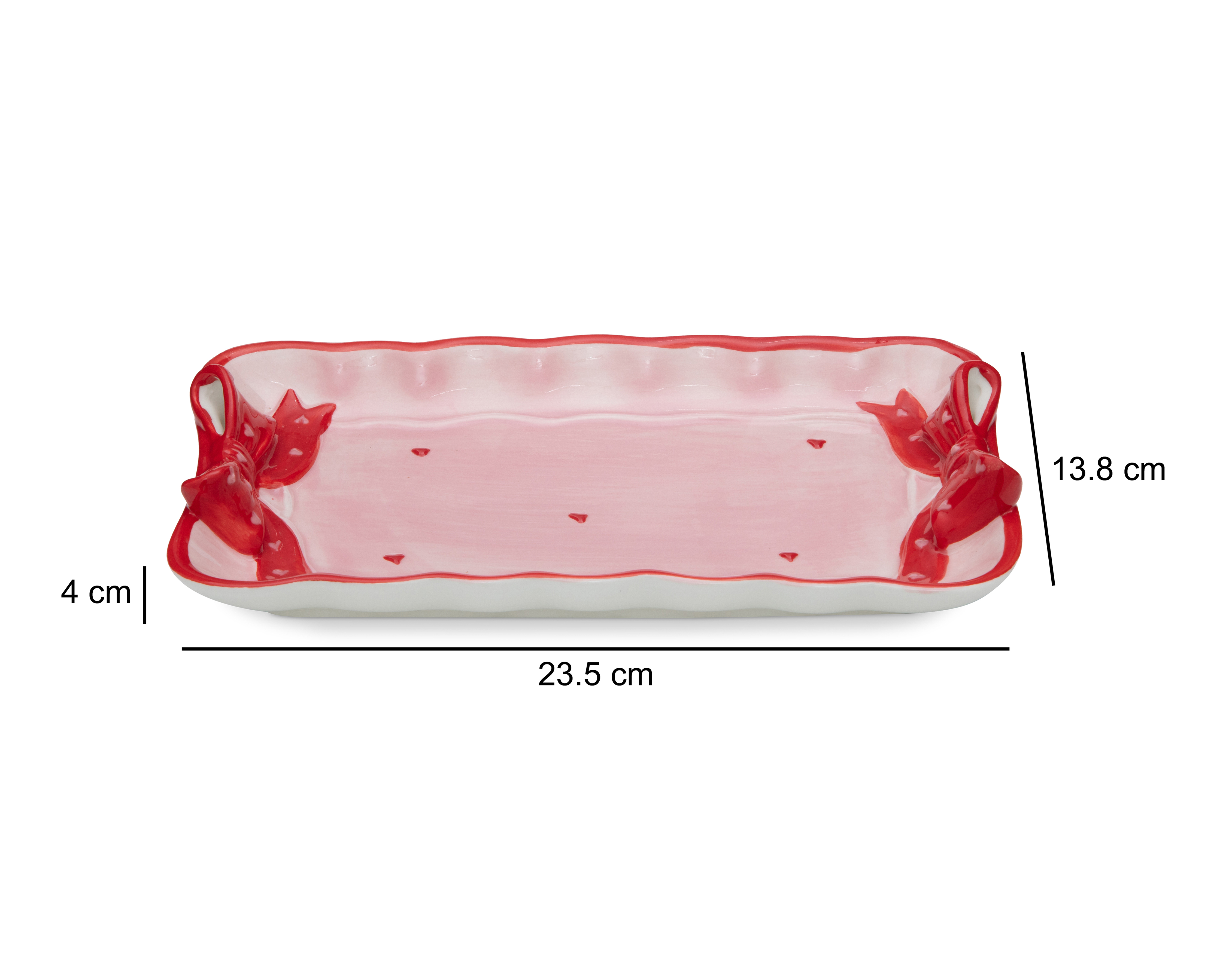 Foto 6 pulgar | Foto 5 | Charola Decorativa Rectangular Janine de Cerámica