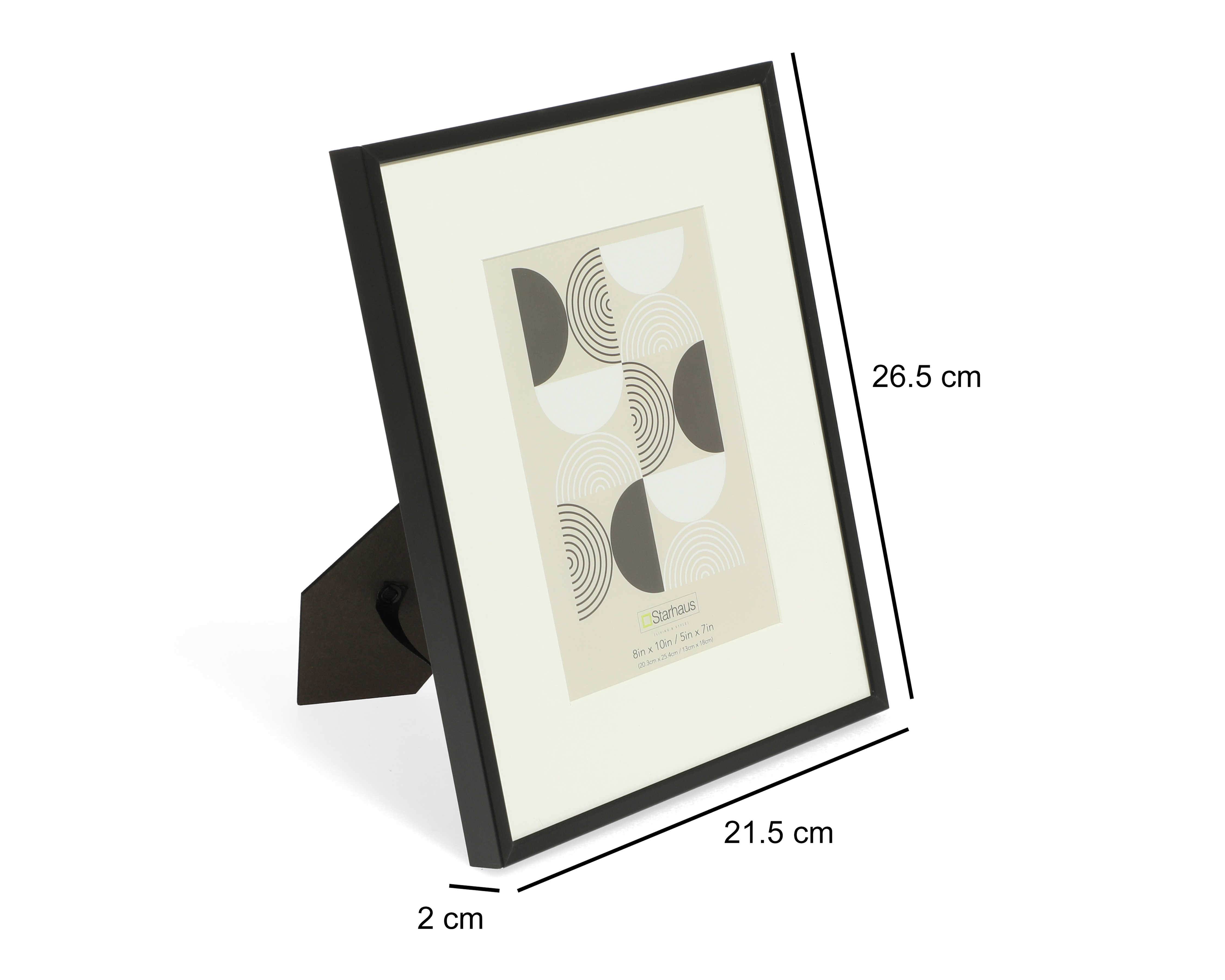Foto 6 pulgar | Foto 5 | Portarretrato de Aluminio Starhaus 8 x 10 Pulgadas