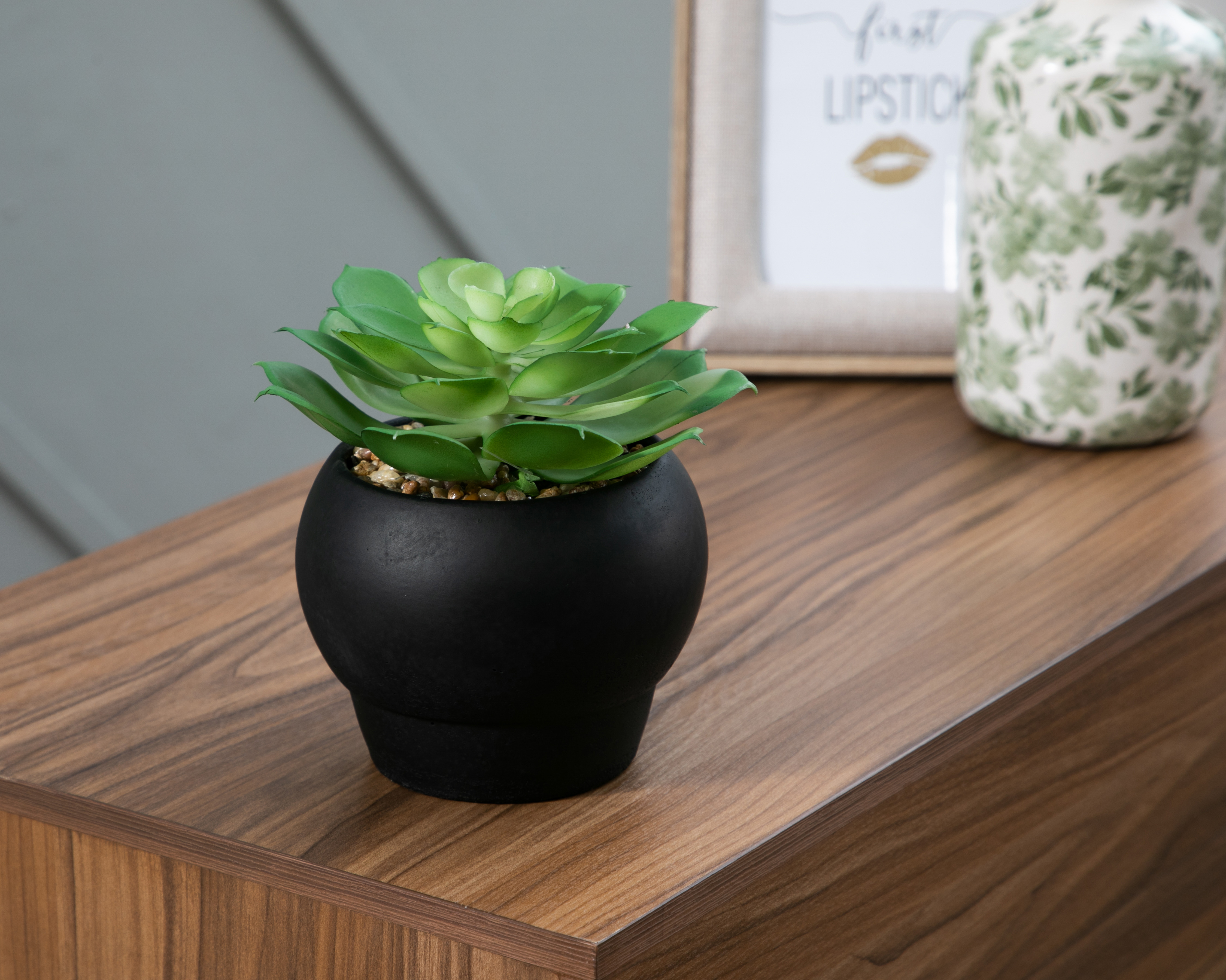 Foto 5 pulgar | Foto 4 | Suculenta Artificial con Maceta Starhaus 17 cm