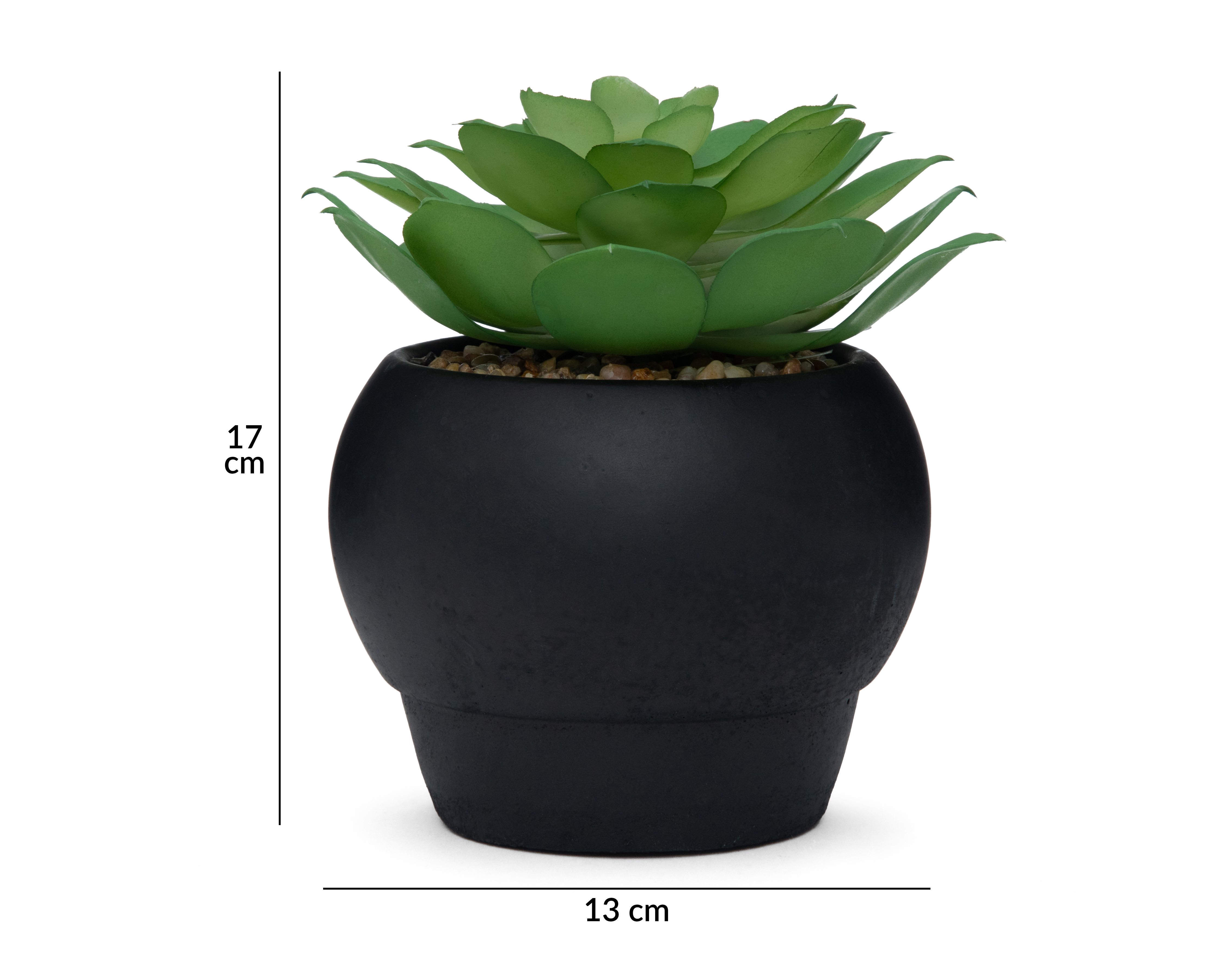 Foto 6 pulgar | Foto 5 | Suculenta Artificial con Maceta Starhaus 17 cm