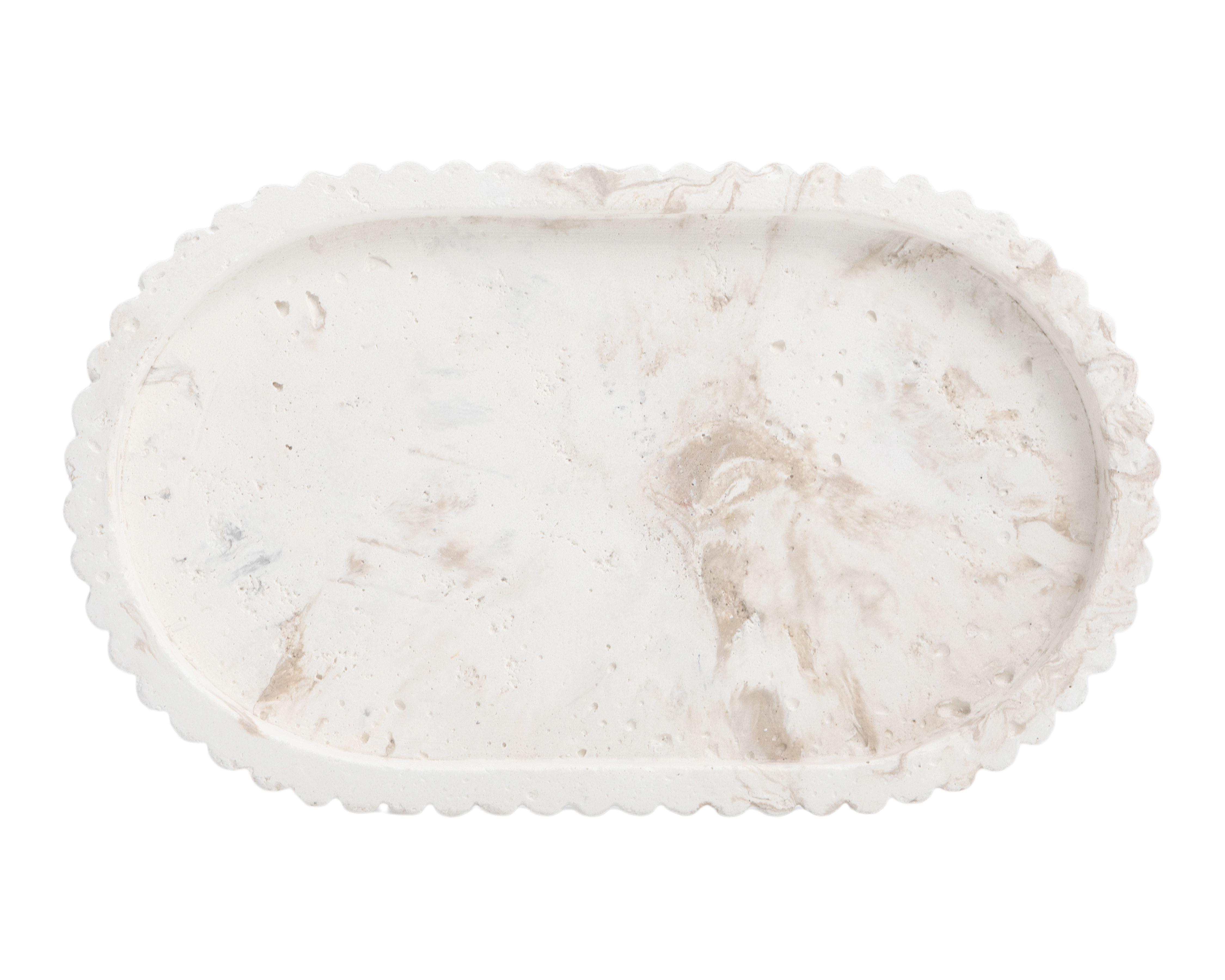 Foto 3 pulgar | Foto 2 | Charola Decorativa Ovalada Fatima de Cemento