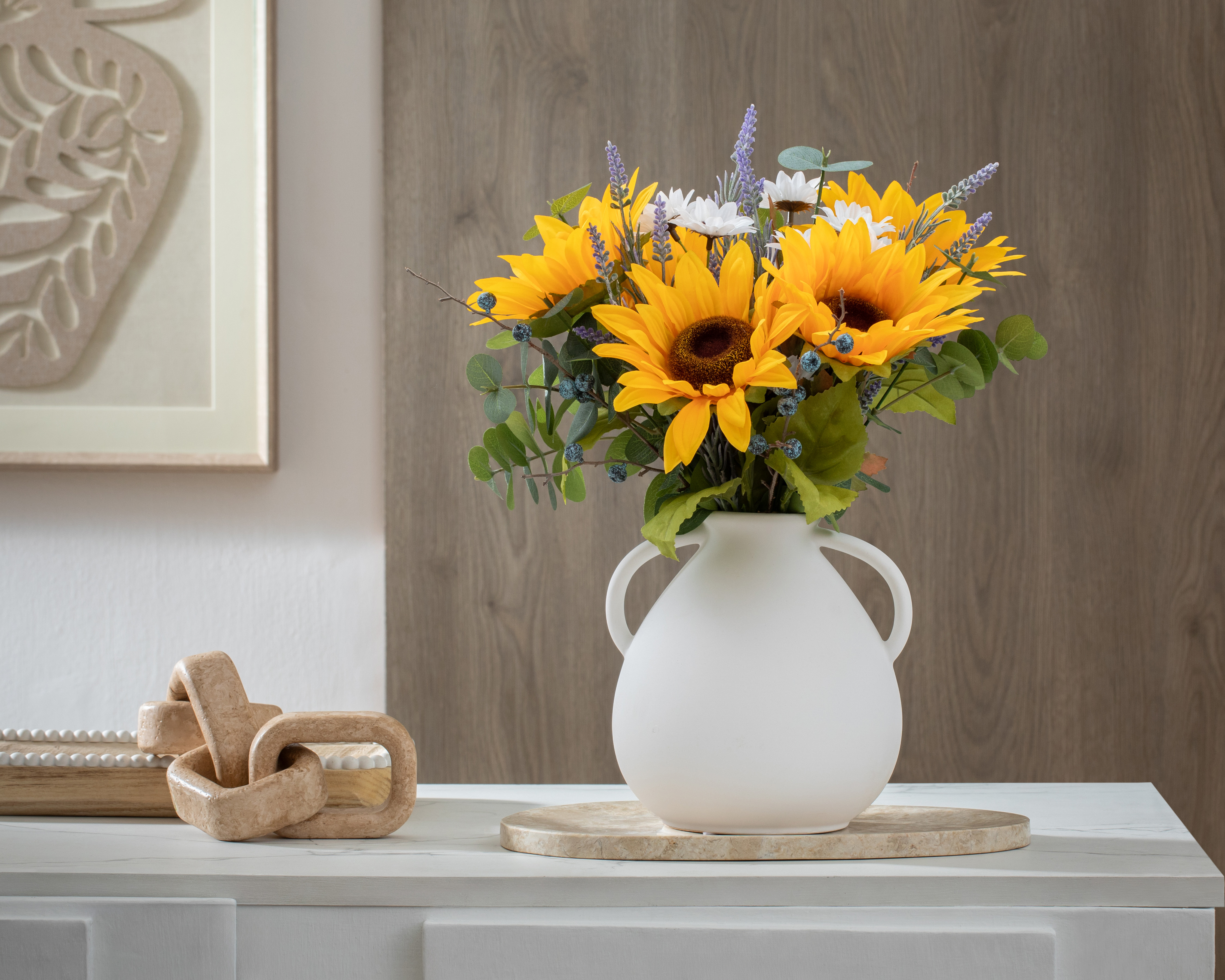 Foto 4 | Foto 4 | Flores Artificiales con Florero Starhaus 52 cm