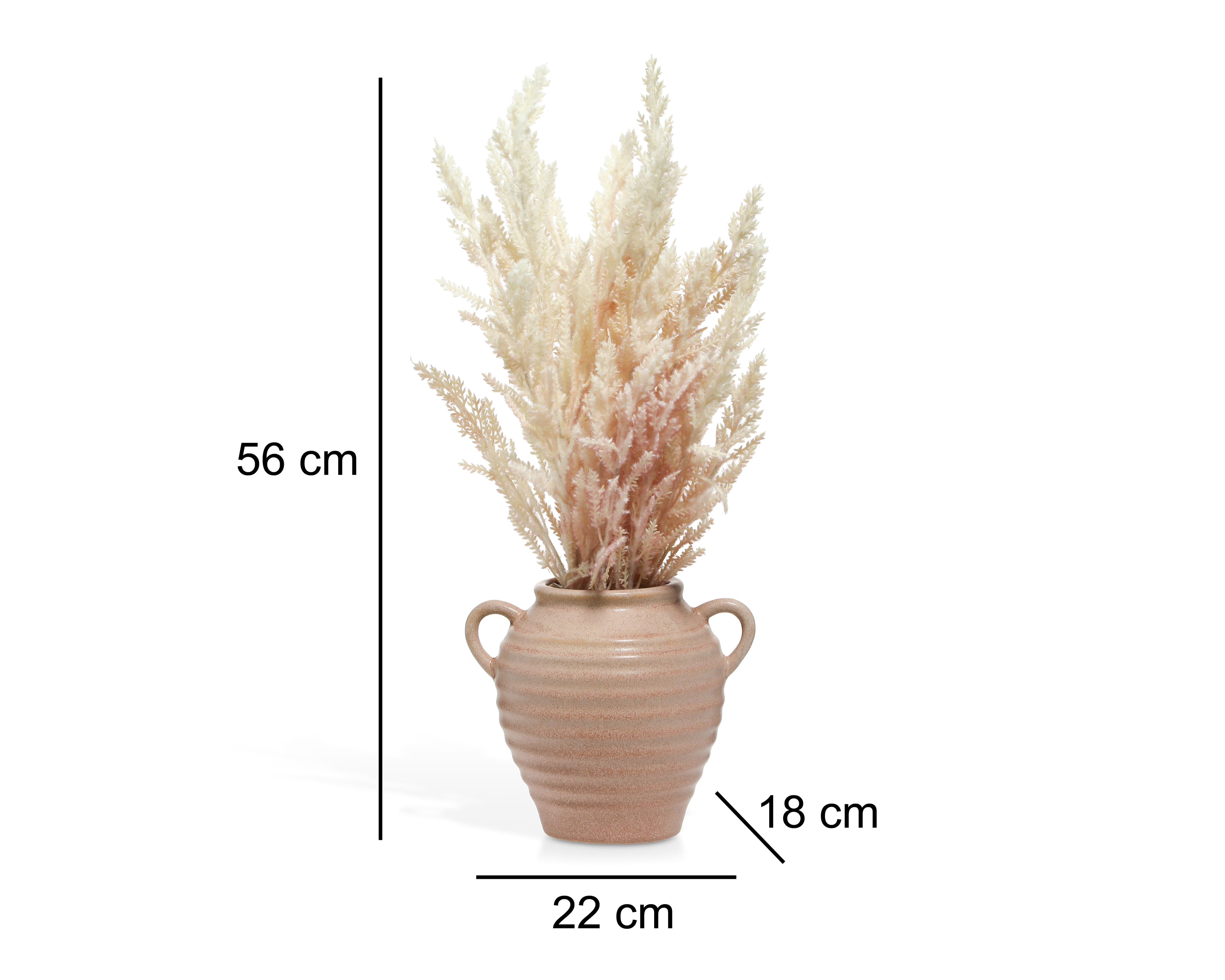 Foto 5 | Foto 5 | Follaje Artificial con Florero Starhaus 56 cm