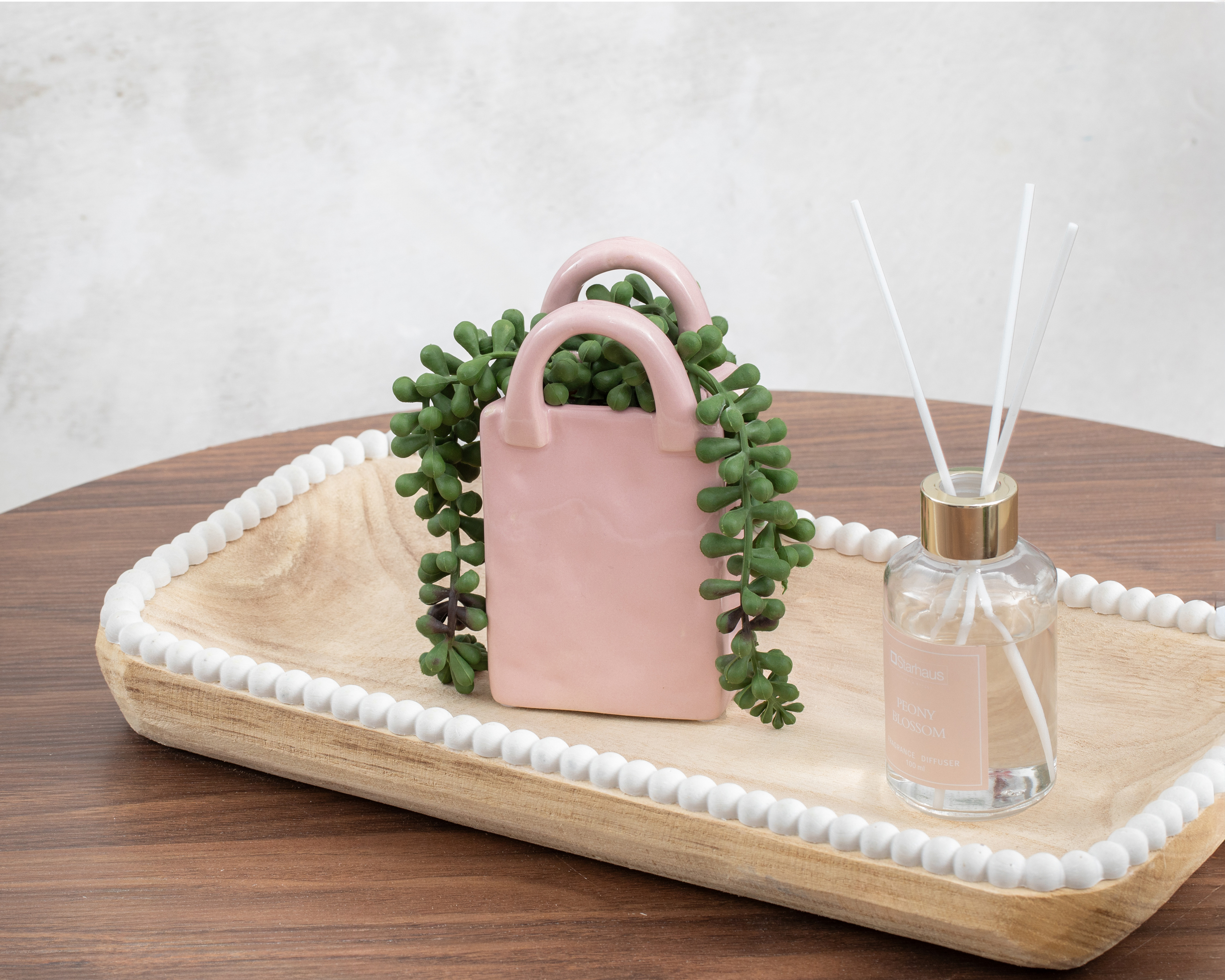 Foto 5 pulgar | Foto 4 | Suculenta Artificial con Florero Starhaus 15 cm