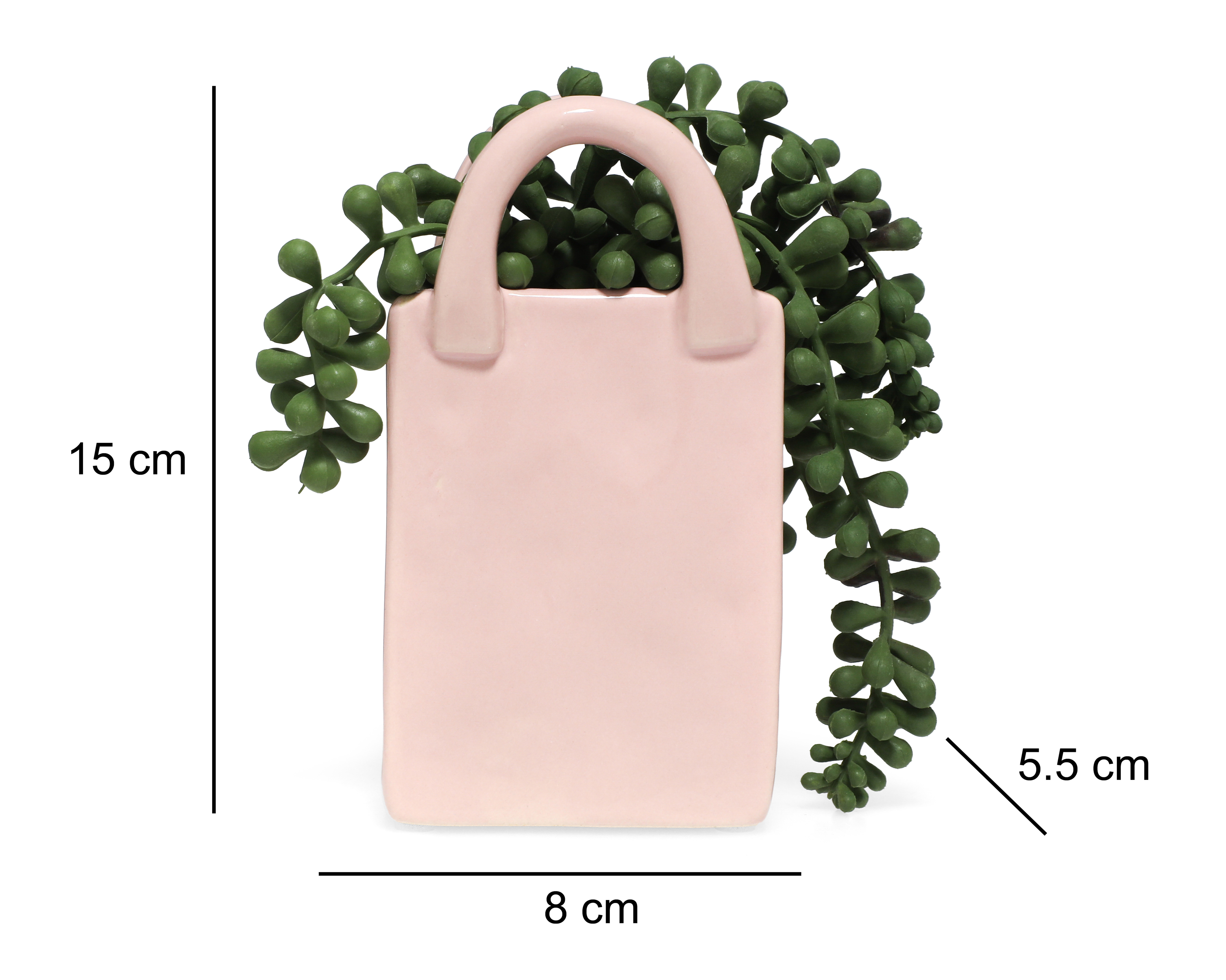 Foto 5 | Foto 5 | Suculenta Artificial con Florero Starhaus 15 cm