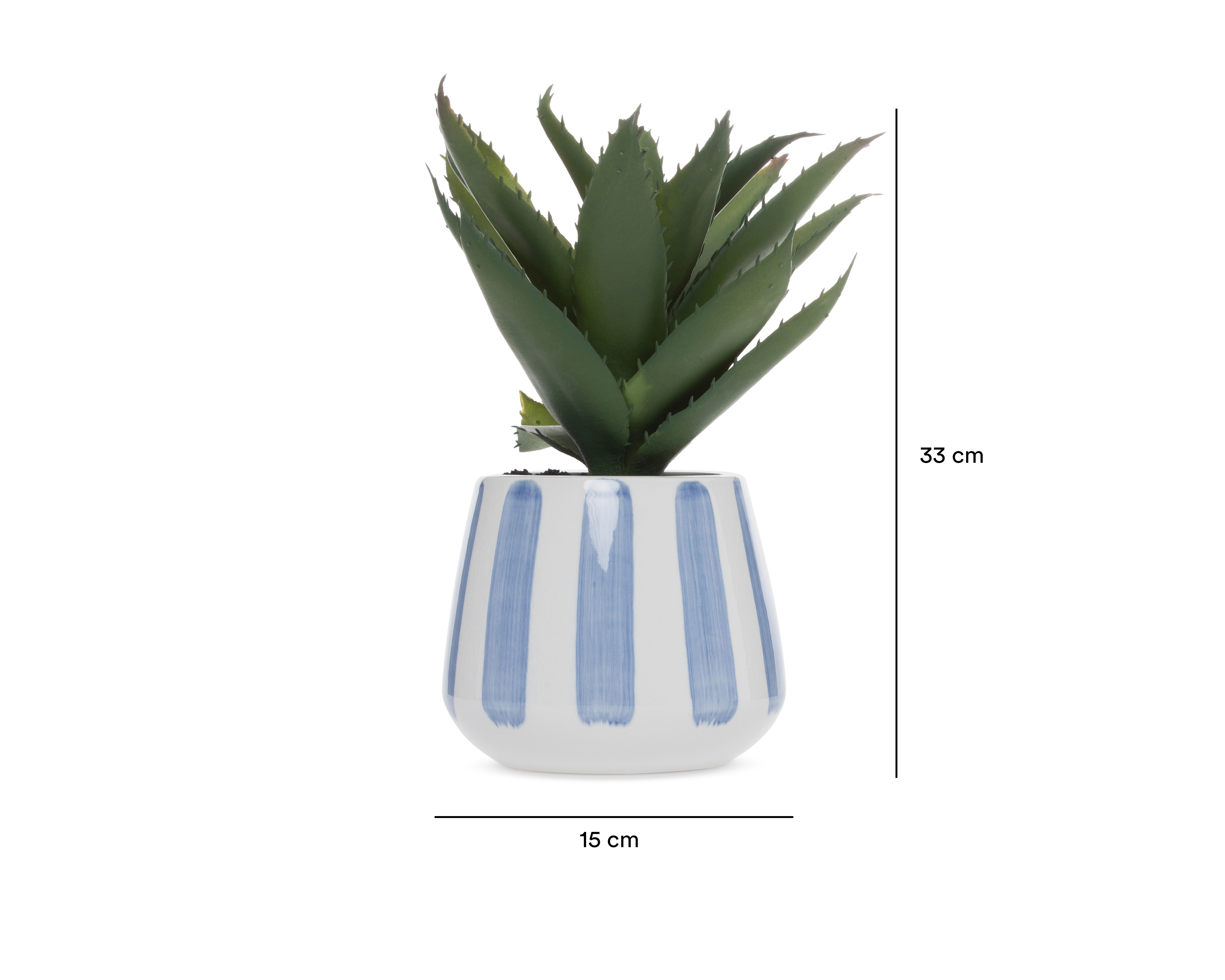 Foto 5 | Foto 5 | Suculenta Artificial con Maceta Starhaus 33 cm