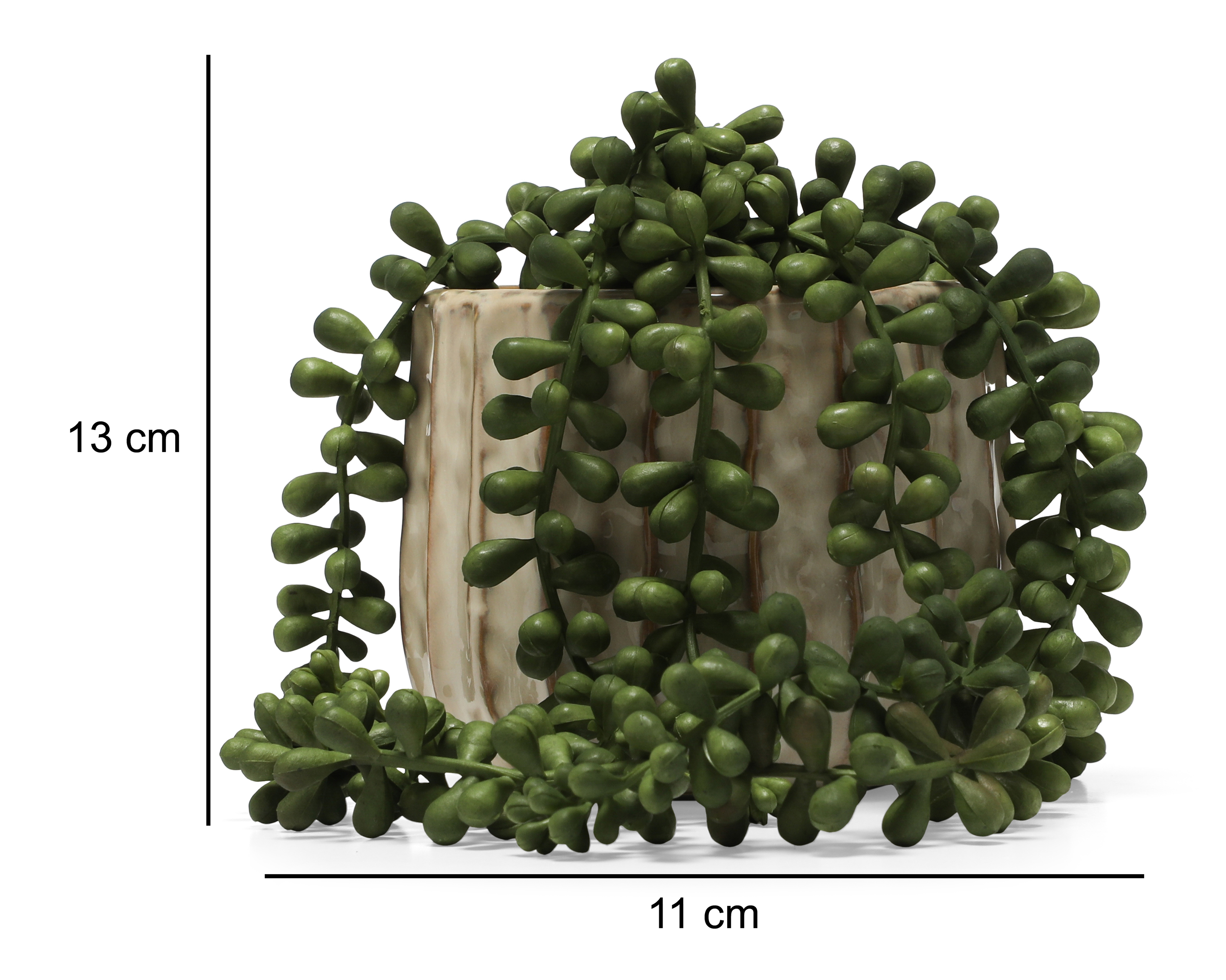 Foto 6 pulgar | Foto 5 | Suculenta Artificial con Maceta Starhaus 13 cm