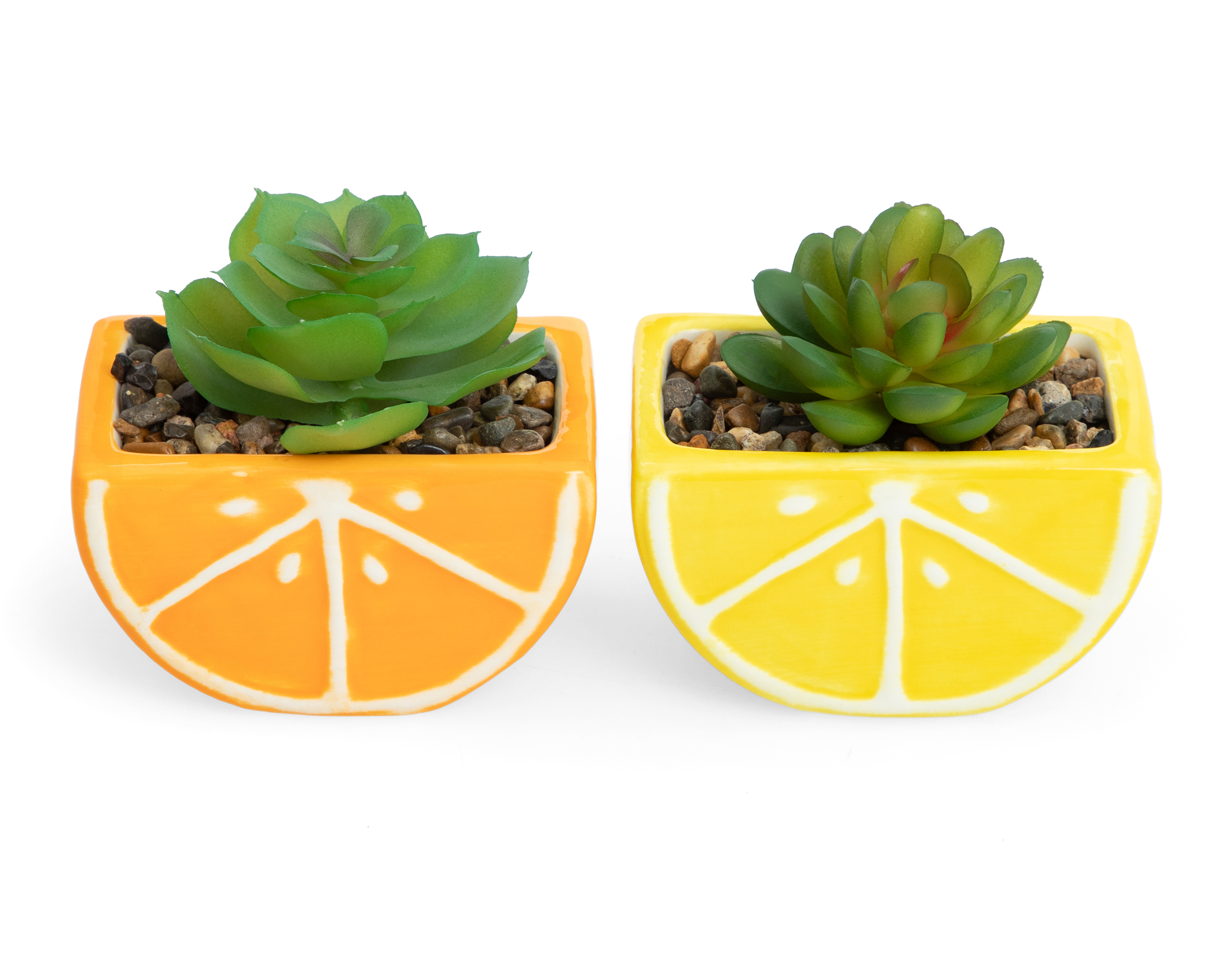 Foto 3 pulgar | Foto 2 | Suculenta Artificial con Maceta Starhaus 8 cm 2 Piezas