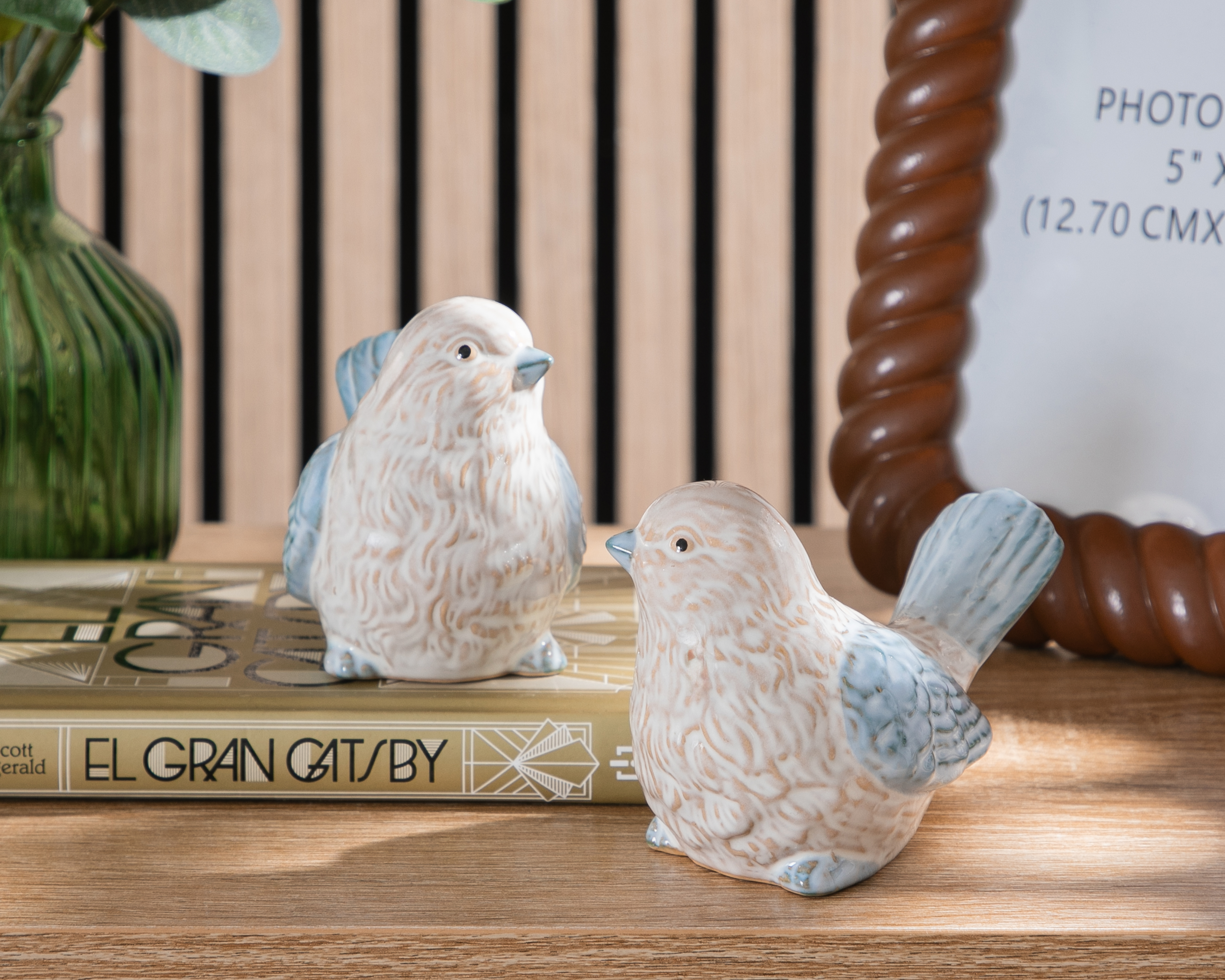 Foto 6 pulgar | Foto 5 | Escultura de Pájaro Starhaus Maca 2 Piezas