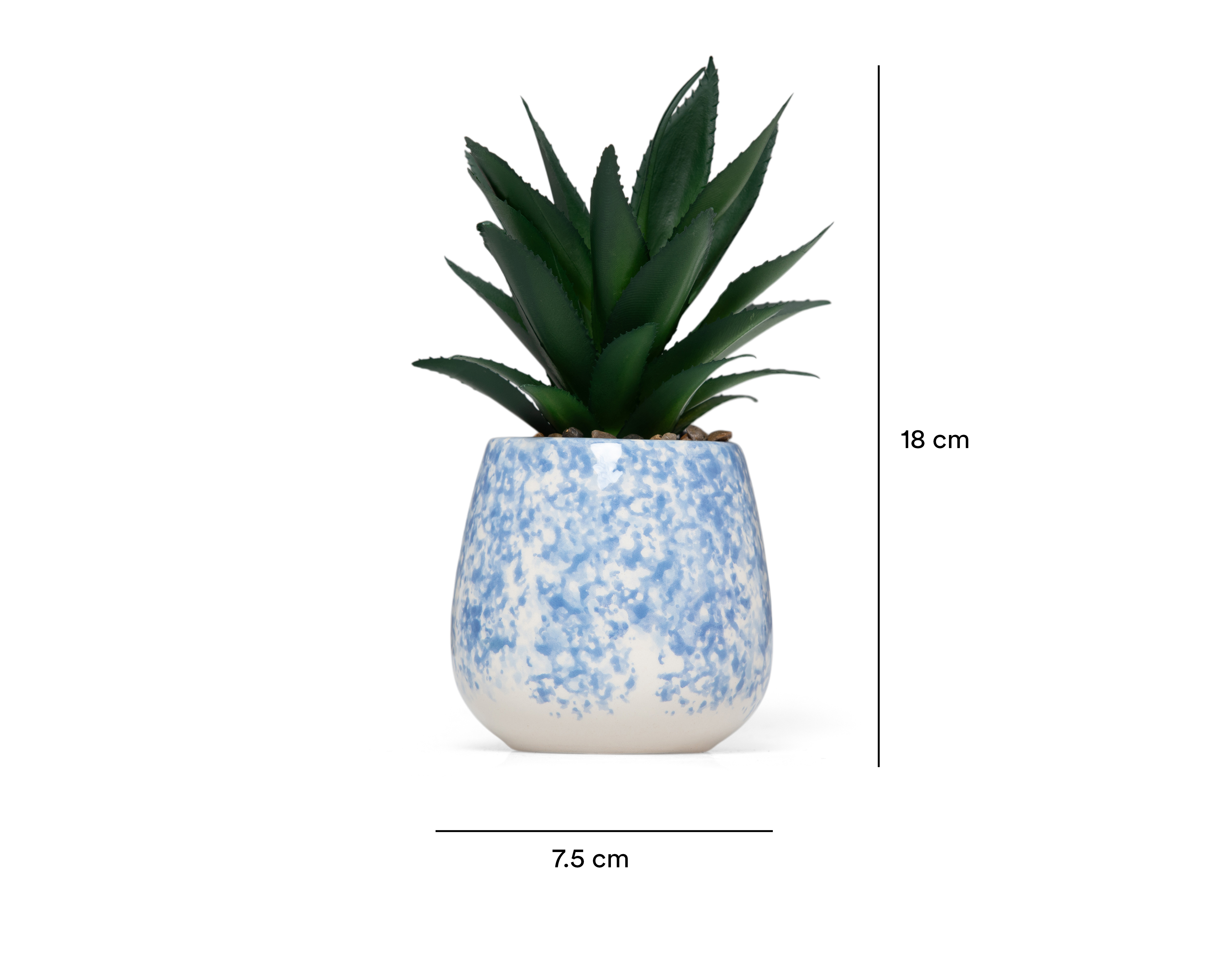 Foto 5 | Foto 5 | Suculenta Artificial con Maceta Starhaus 18 cm