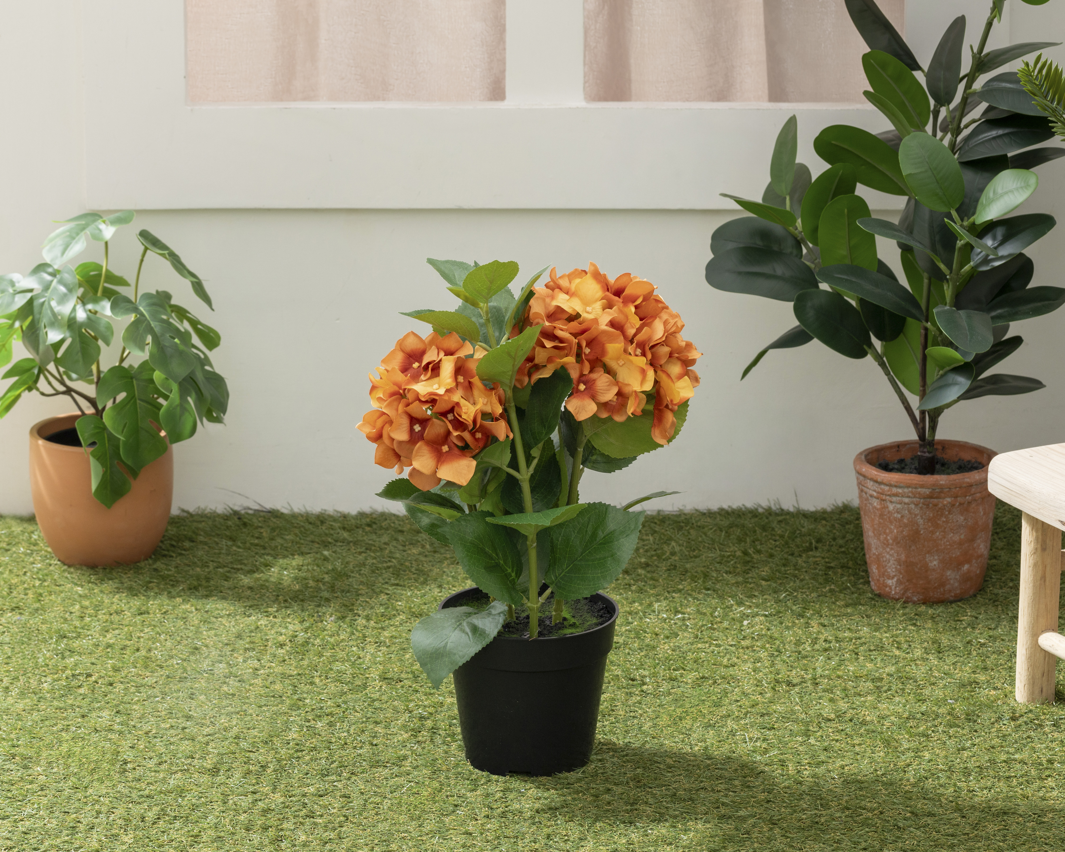 Foto 5 pulgar | Foto 4 | Hortensia Artificial con Maceta Starhaus 46 cm