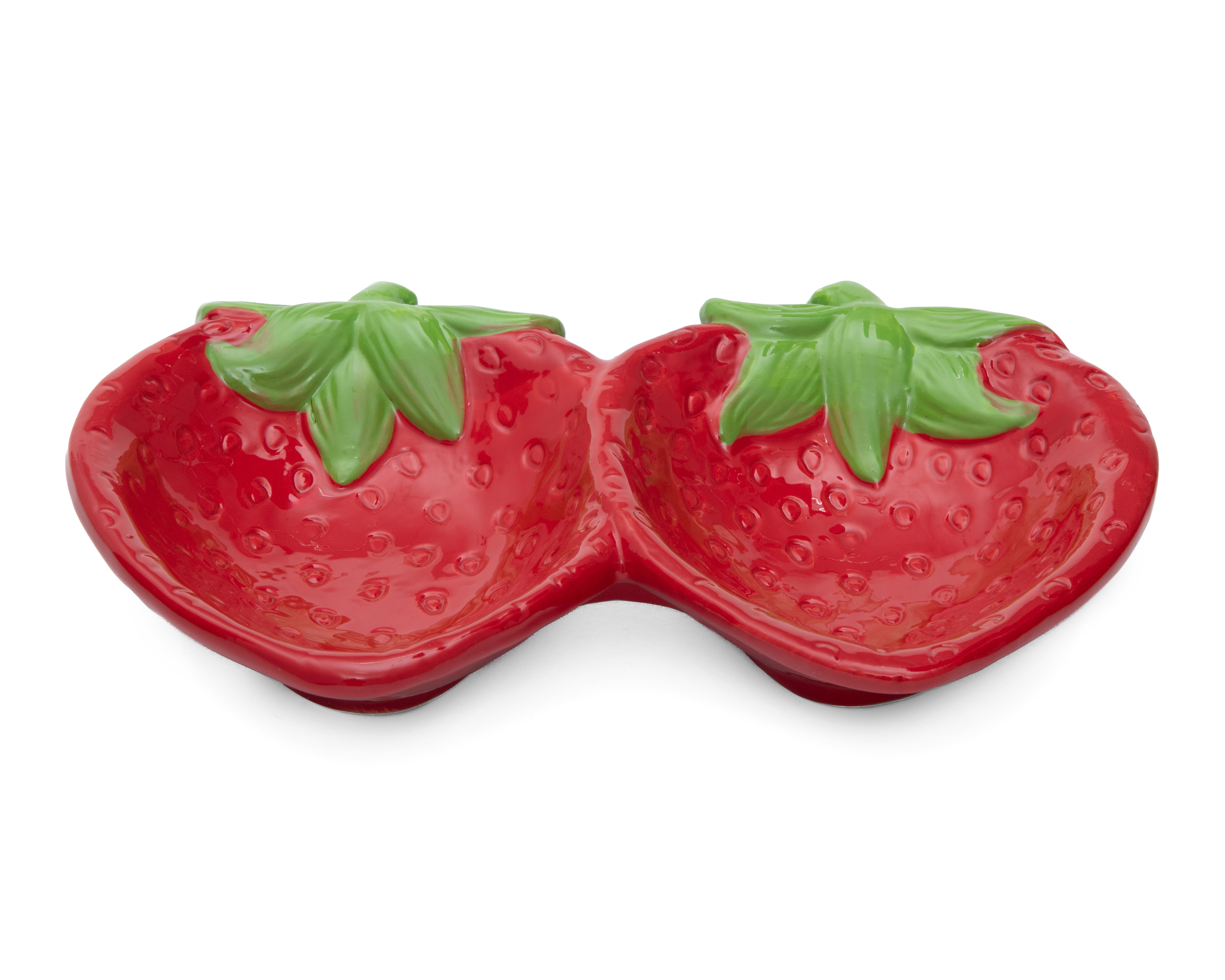 Platón Decorativo de Fresa Sloan de Cerámica