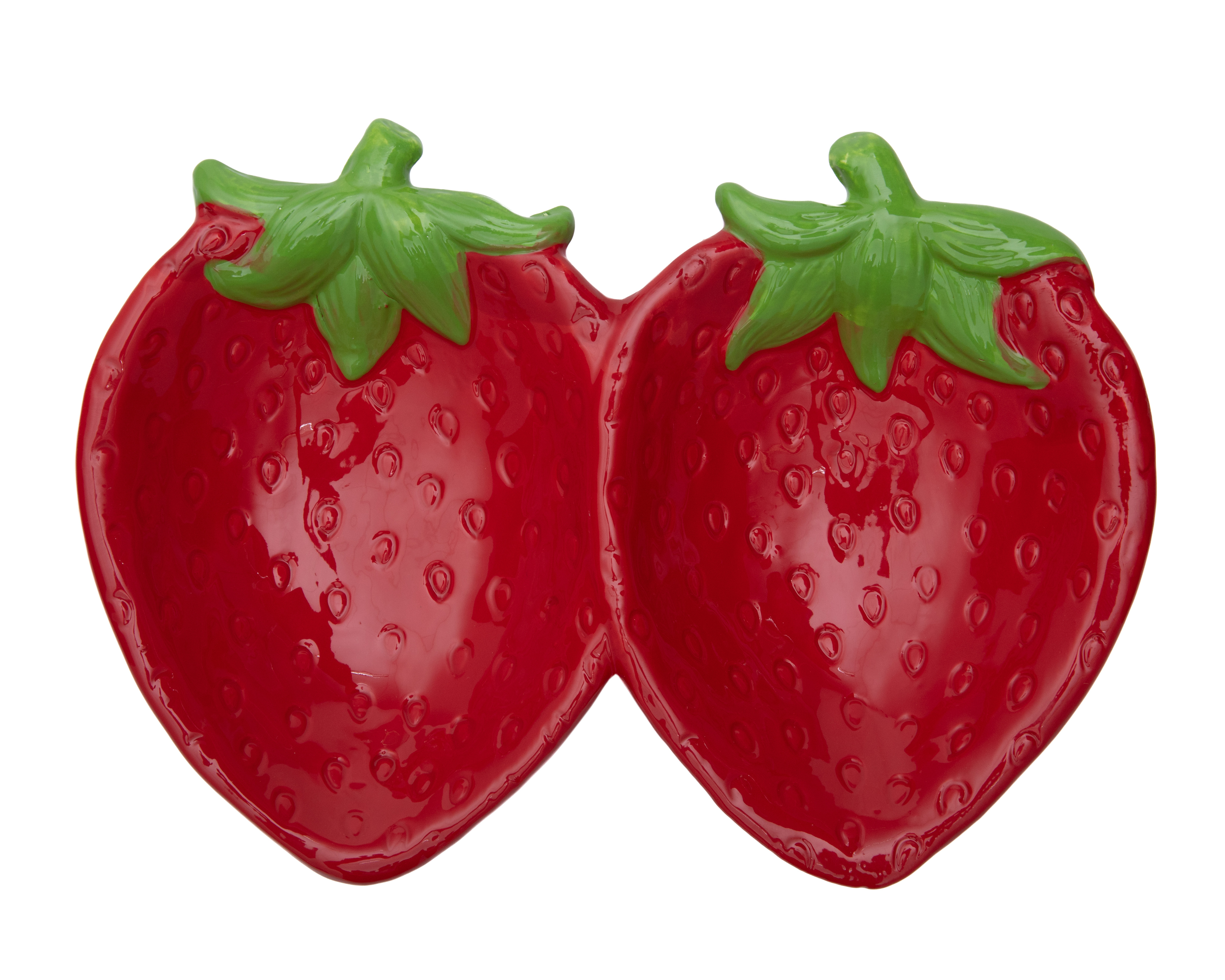 Foto 3 pulgar | Foto 2 | Platón Decorativo de Fresa Sloan de Cerámica